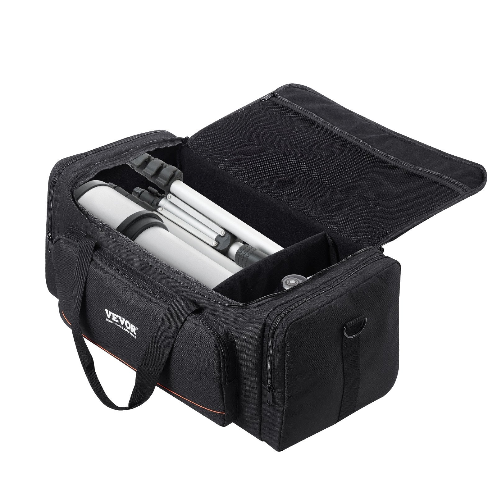 Telescope Case 560mm Storage Bag Buckles Multi-Pocket Detachable Shockproof