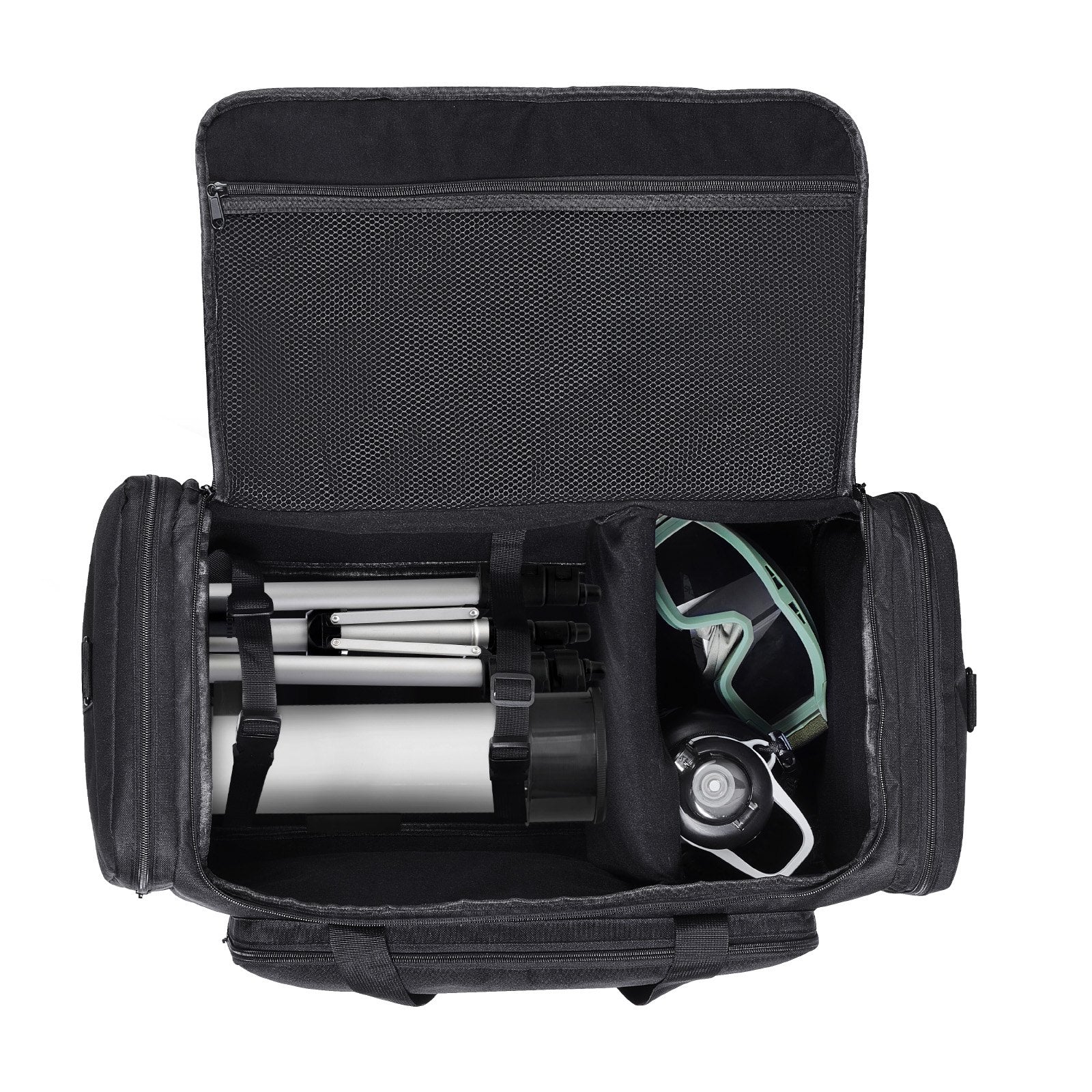 Telescope Case 560mm Storage Bag Buckles Multi-Pocket Detachable Shockproof