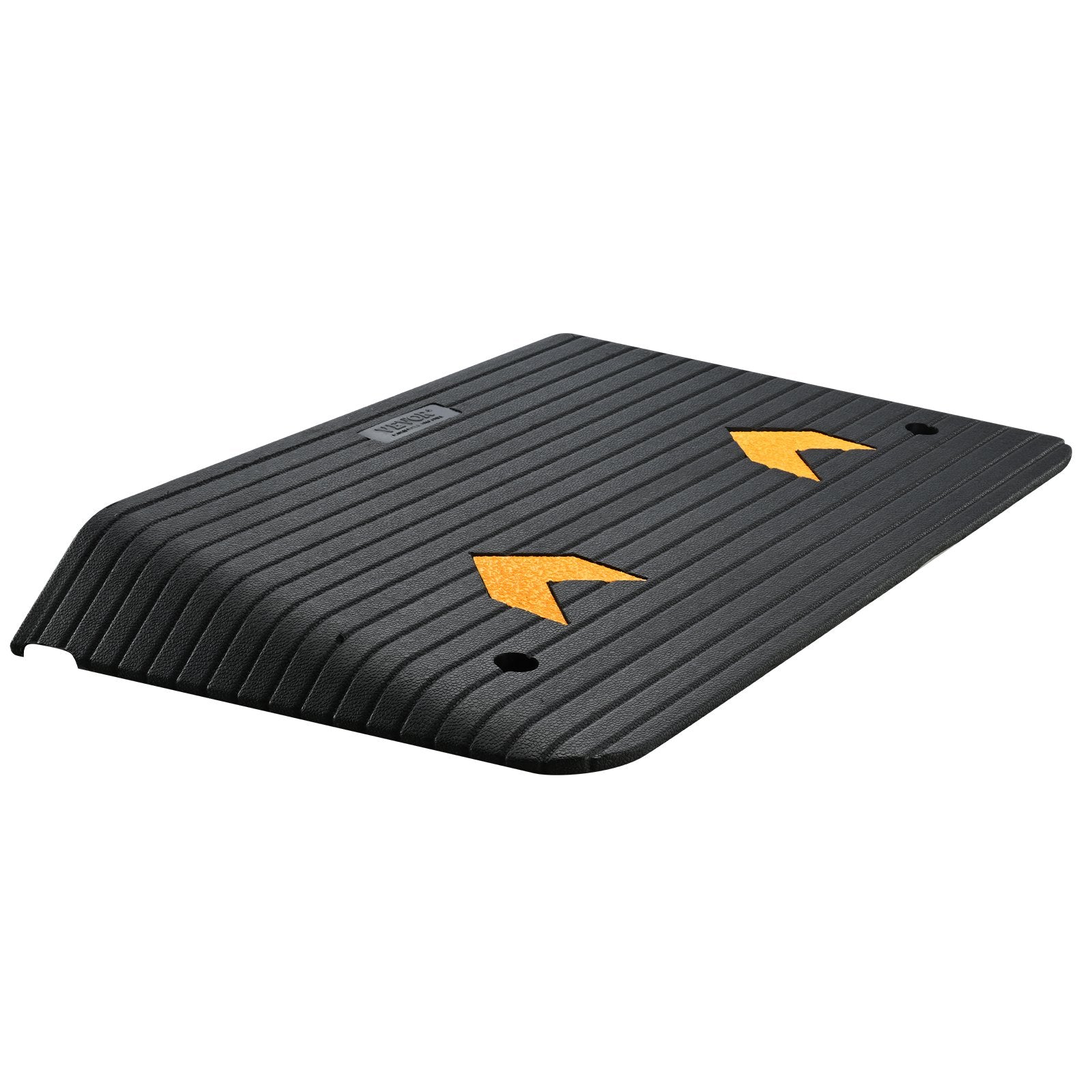 Upgraded Rubber Threshold Ramp 8.9cm Rise 1-Channel Non-Slip Car Curb Ramp