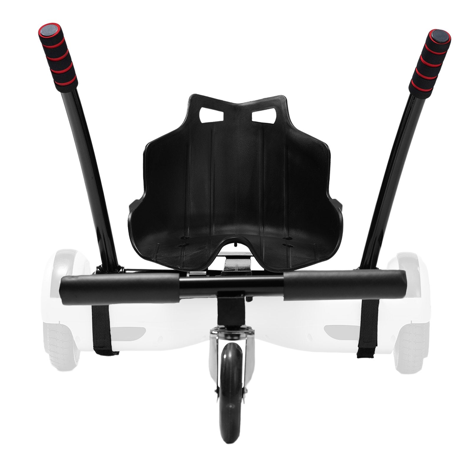 Hoverboard Seat Attachment w/LED Lights Adjustable Frame 16.5-25.4cm 99.8kg Load
