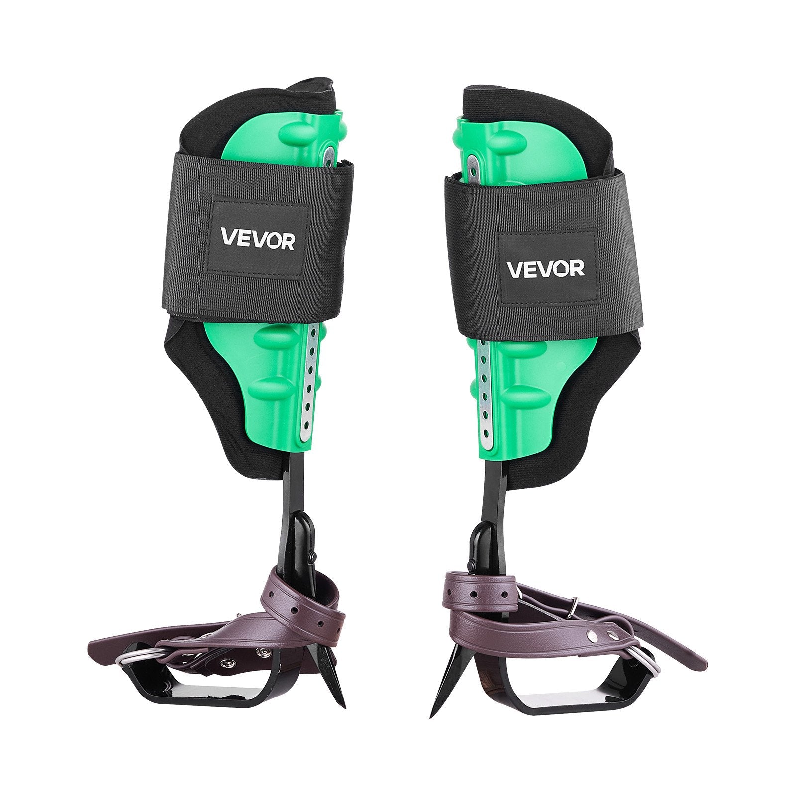 Tree Climbing Spikes Set Height-Adjustable Straps Spike Protectors 159kg