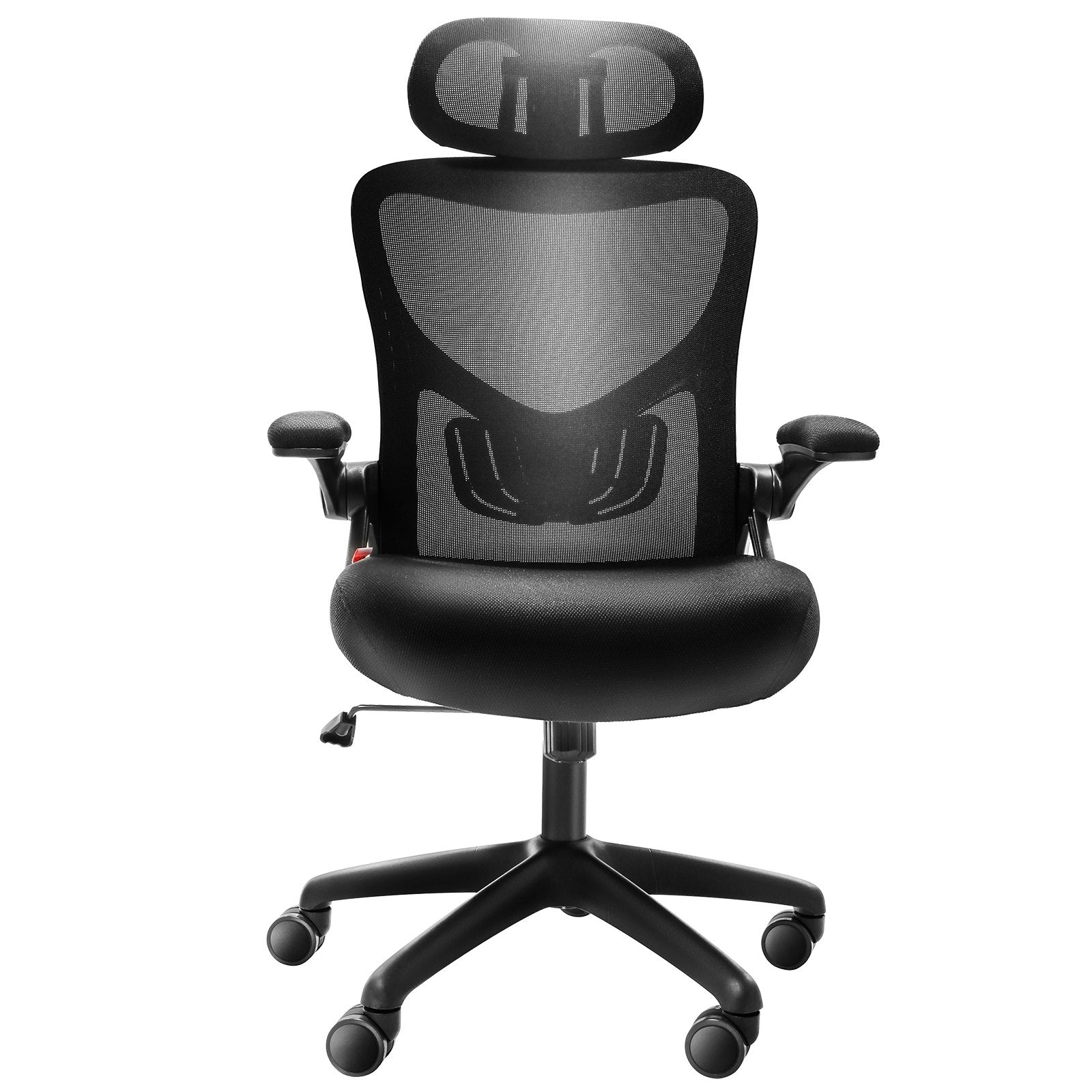 Office Chair Adjustable Lumbar Support High Back Ergonomic 2D Armrest