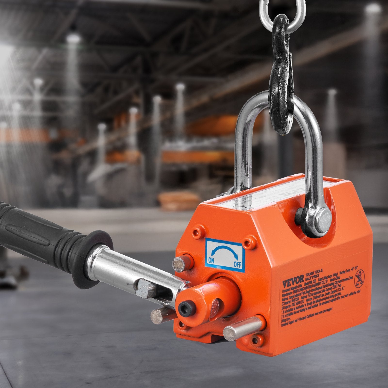 Magnetic Lifter 100kg 220lbs Neodymium Steel Heavy Duty Lift Magnet