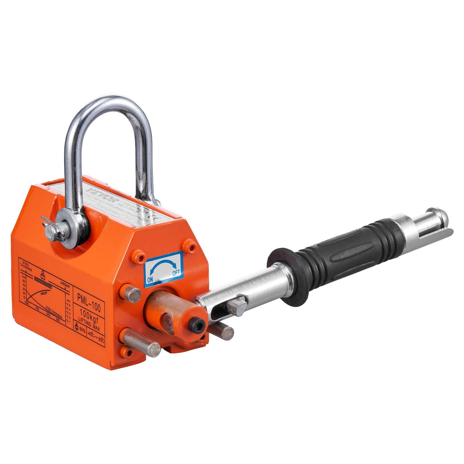 Magnetic Lifter 100kg 220lbs Neodymium Steel Heavy Duty Lift Magnet