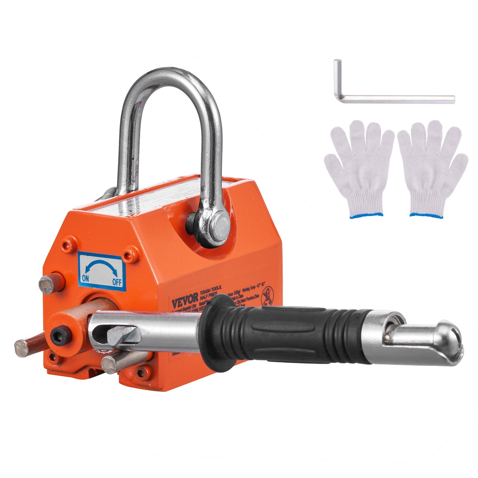 Magnetic Lifter 100kg 220lbs Neodymium Steel Heavy Duty Lift Magnet
