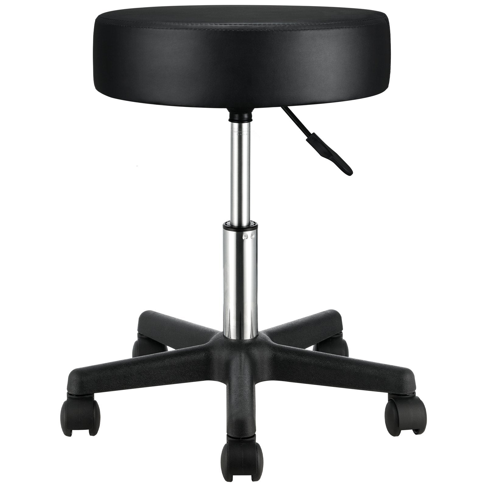Adjustable Rolling Stool with Wheels 400 lbs Swivel Seat Chair