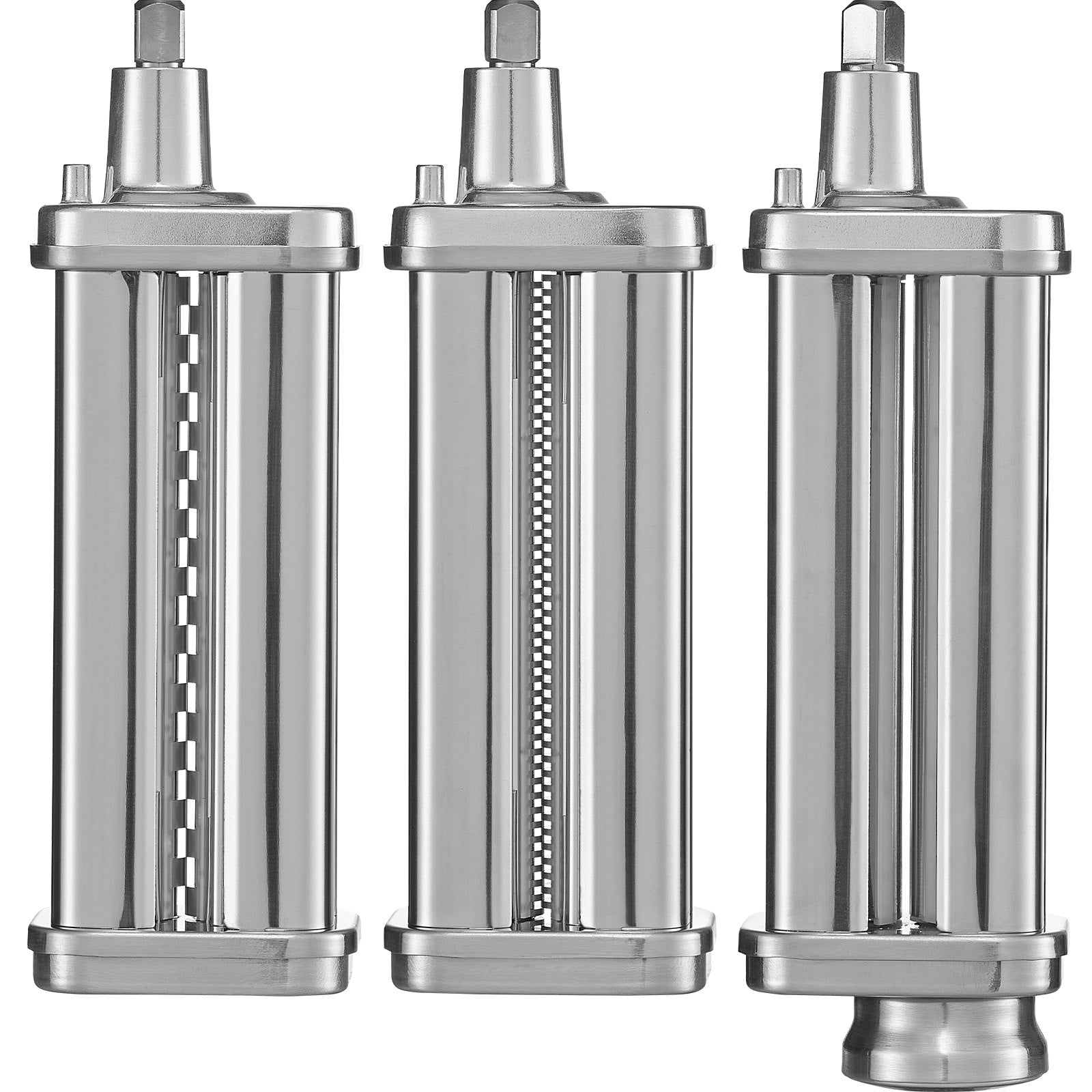 Pasta Attachment for KitchenAid Stand Mixer Stainless Steel Roller Cutter 3PCS