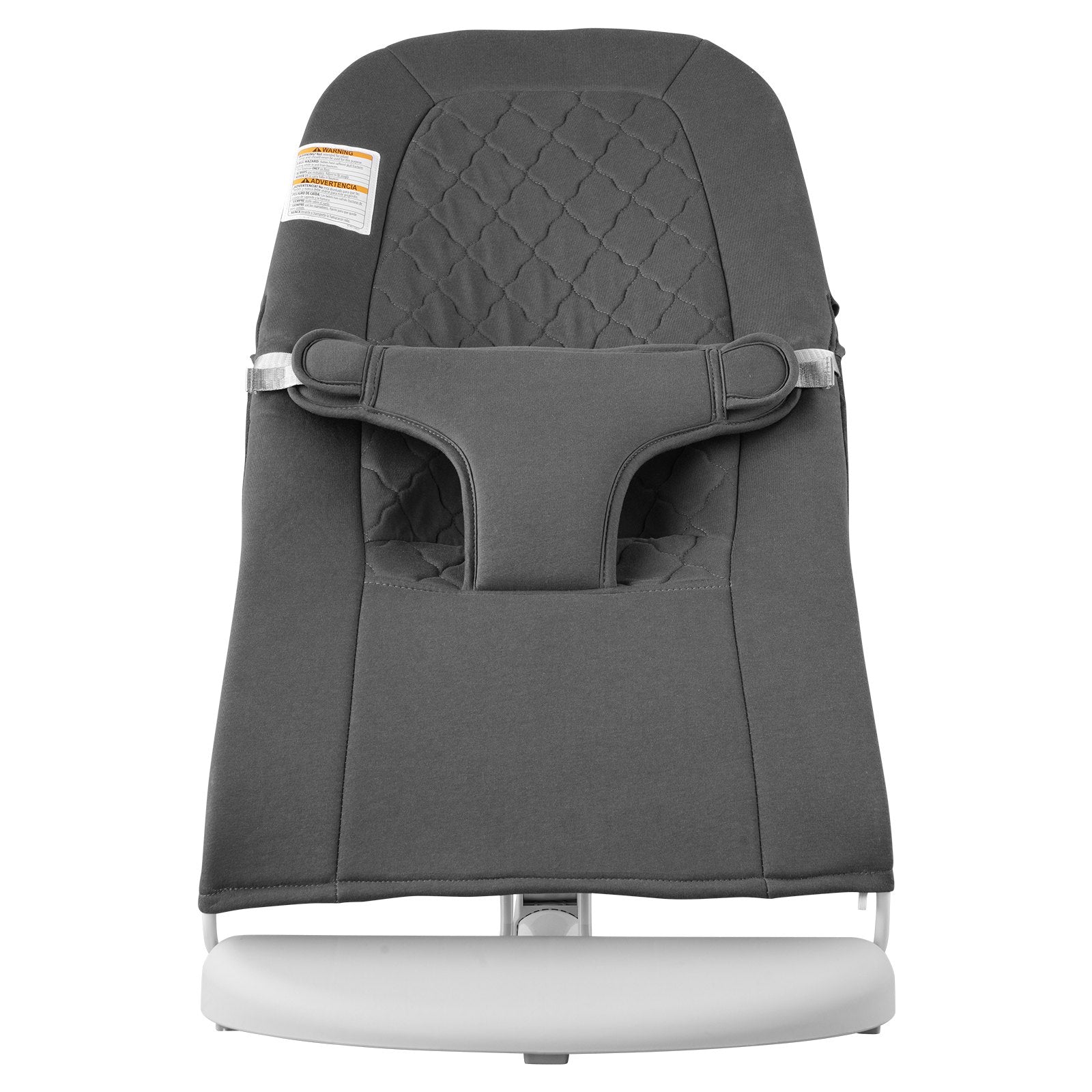 Baby Bouncer Folding Seat for 0-9 Months with 2 Recline Angles & 3-Point Harness
