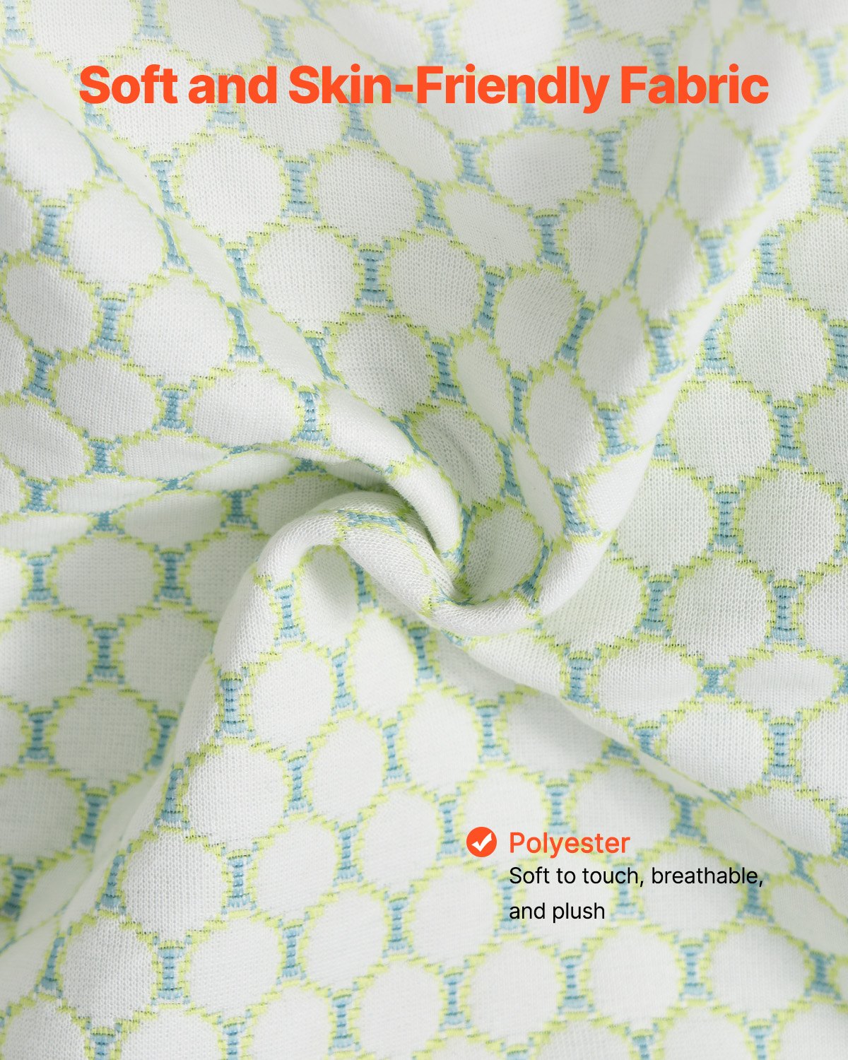 Pregnancy Wedge Pillow W-Shaped Maternity Soft Breathable Removable Cover