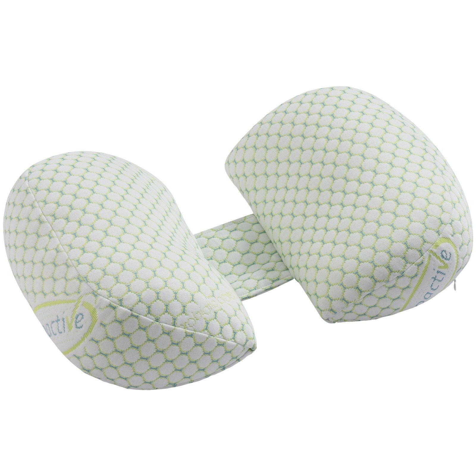 Pregnancy Wedge Pillow W-Shaped Maternity Soft Breathable Removable Cover