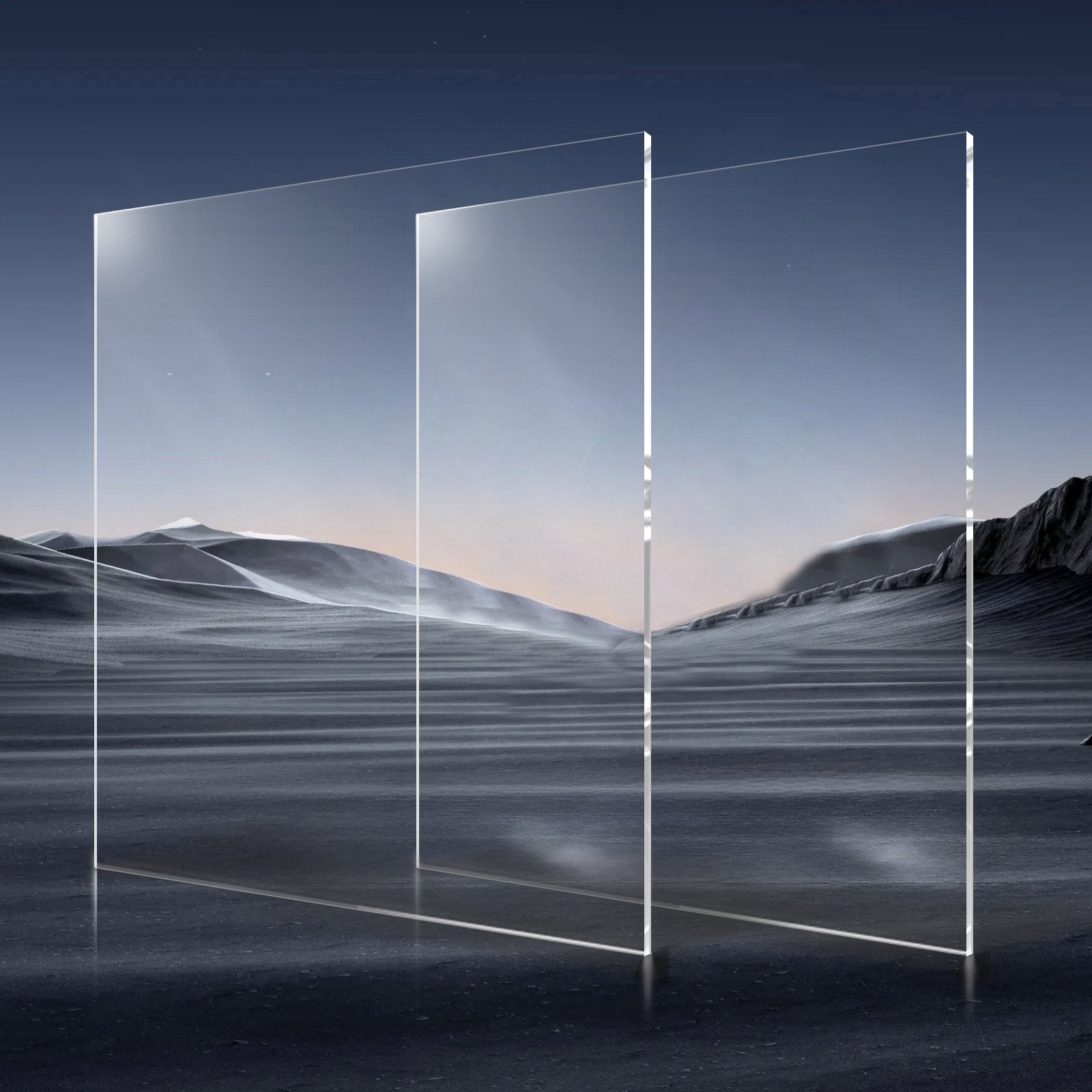 Clear Cast Acrylic Sheet Craft Panel Transparent DIY Display