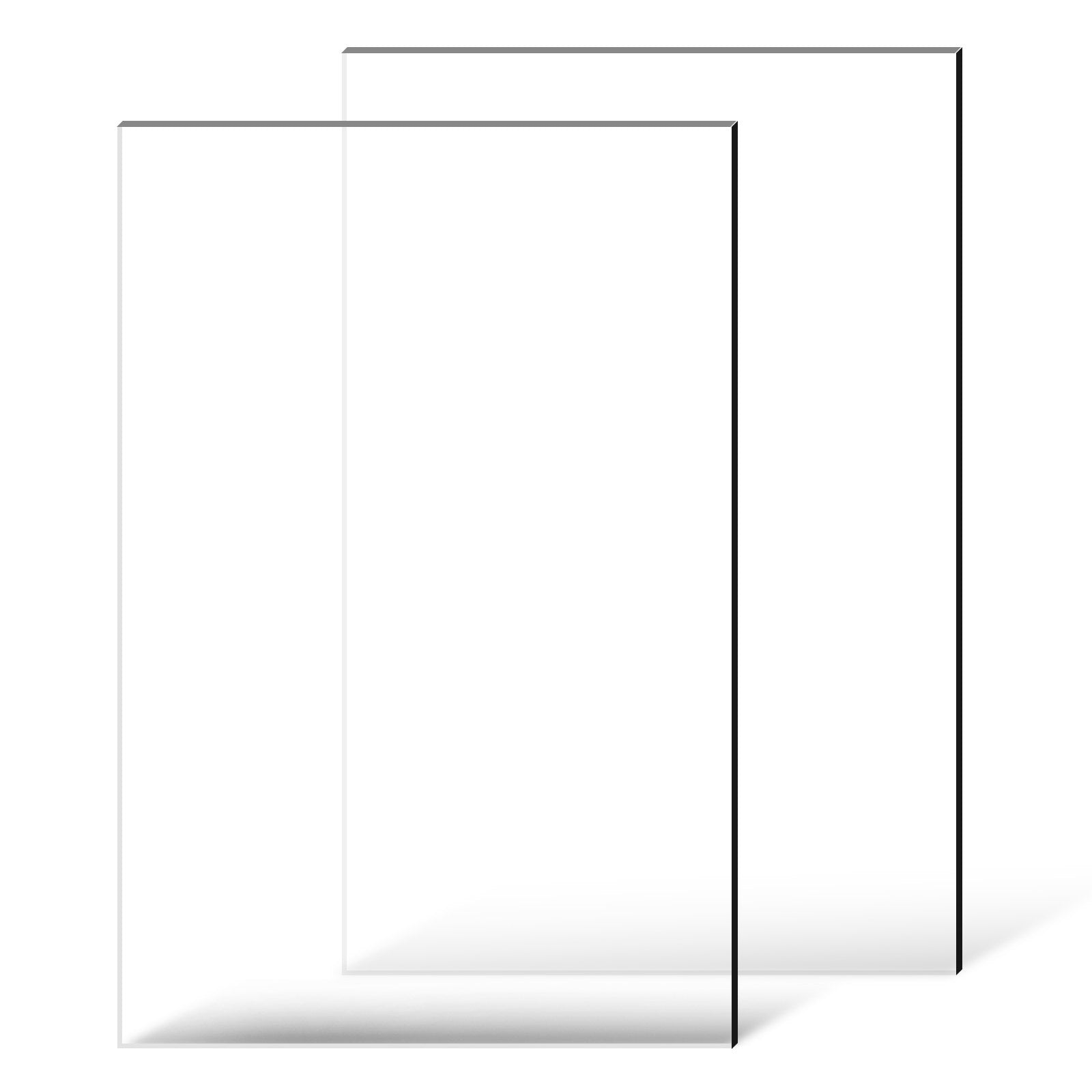 Clear Cast Acrylic Sheet Craft Panel Transparent DIY Display