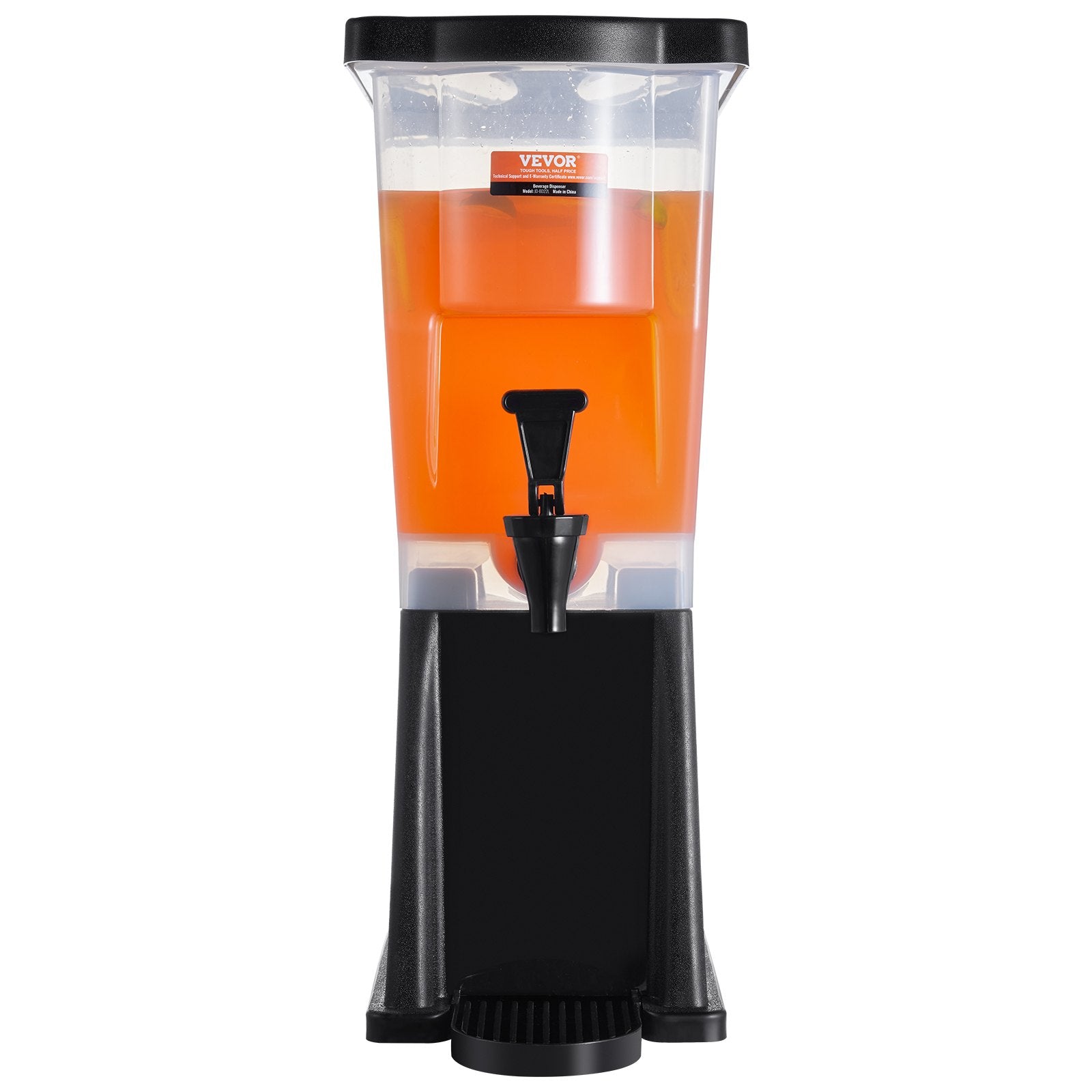 Beverage Dispenser, 3 Gallon Plastic Drink Dispenser with Stand, Spigot, and Lid
