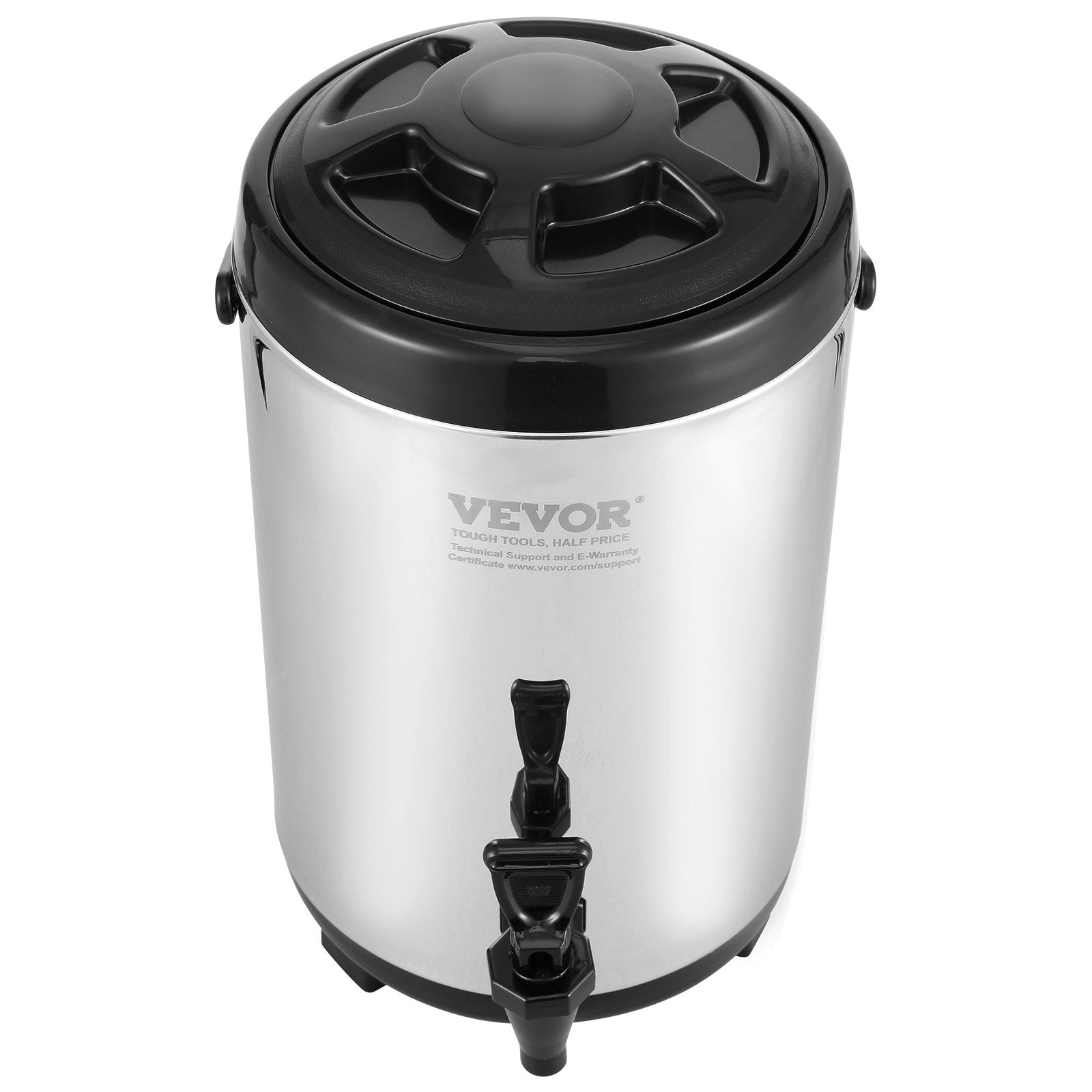 7.6L Stainless Steel Insulated Beverage Dispenser with Spigot and Handle