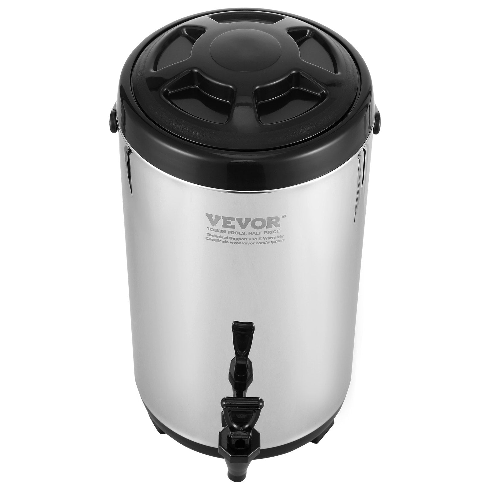 9.2L Stainless Steel Insulated Beverage Dispenser with Spigot and Handle