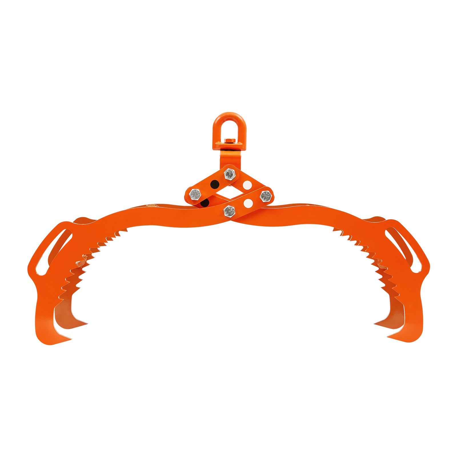 Log Lifting Tongs 711mm 4-Claw Heavy Duty Steel 1000KG Swivel Eagle Claw Design