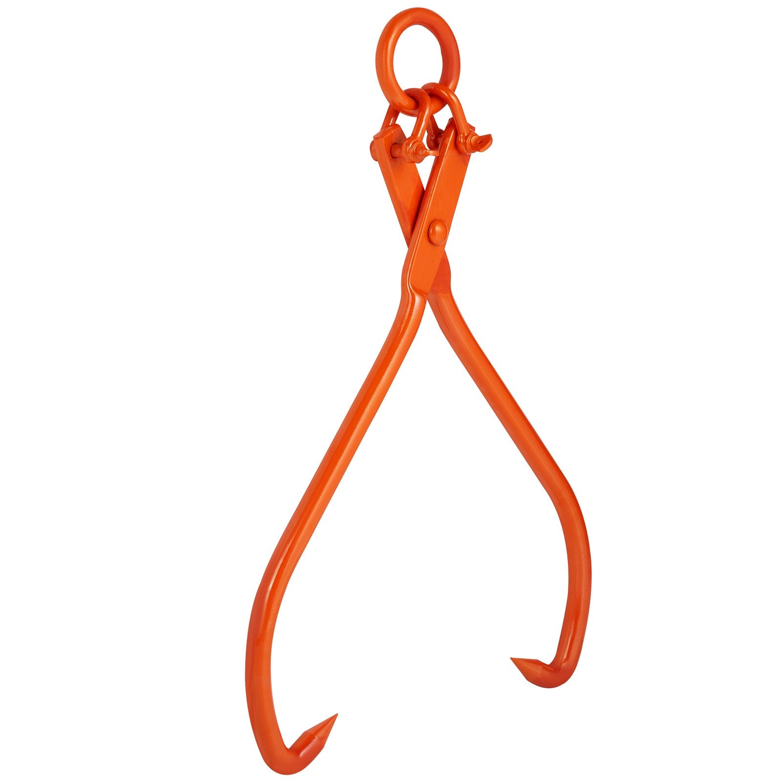 Log Skidding Tongs 81.3cm 2-Claw Heavy Duty Steel Lumber Lifting Tool 700kg