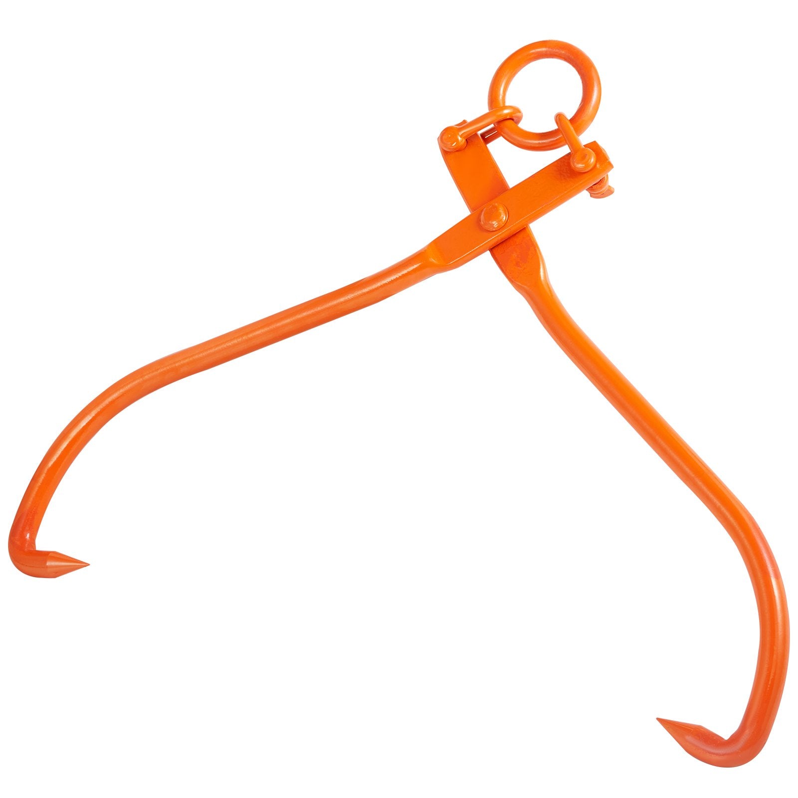 Log Skidding Tongs 81.3cm 2-Claw Heavy Duty Steel Lumber Lifting Tool 700kg