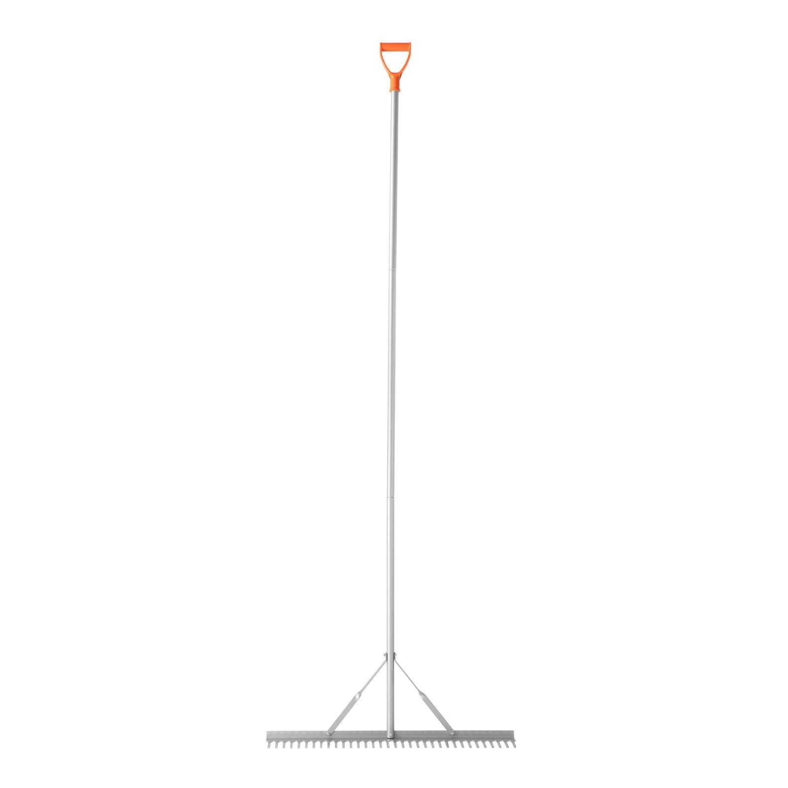 Landscape Rake 914mm Aluminum Head 3380mm Handle Heavy-Duty Yard Garden Tool