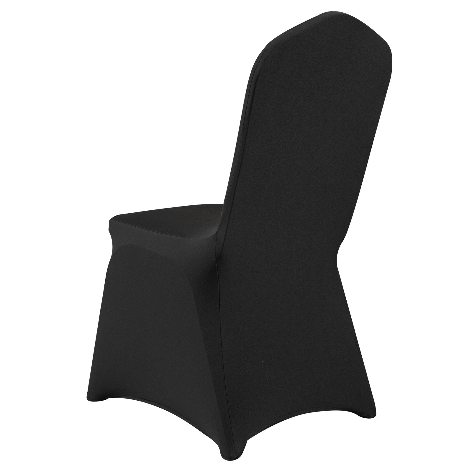 Stretch Spandex Folding Chair Covers Universal Fitted Slipcovers 50PCS Black