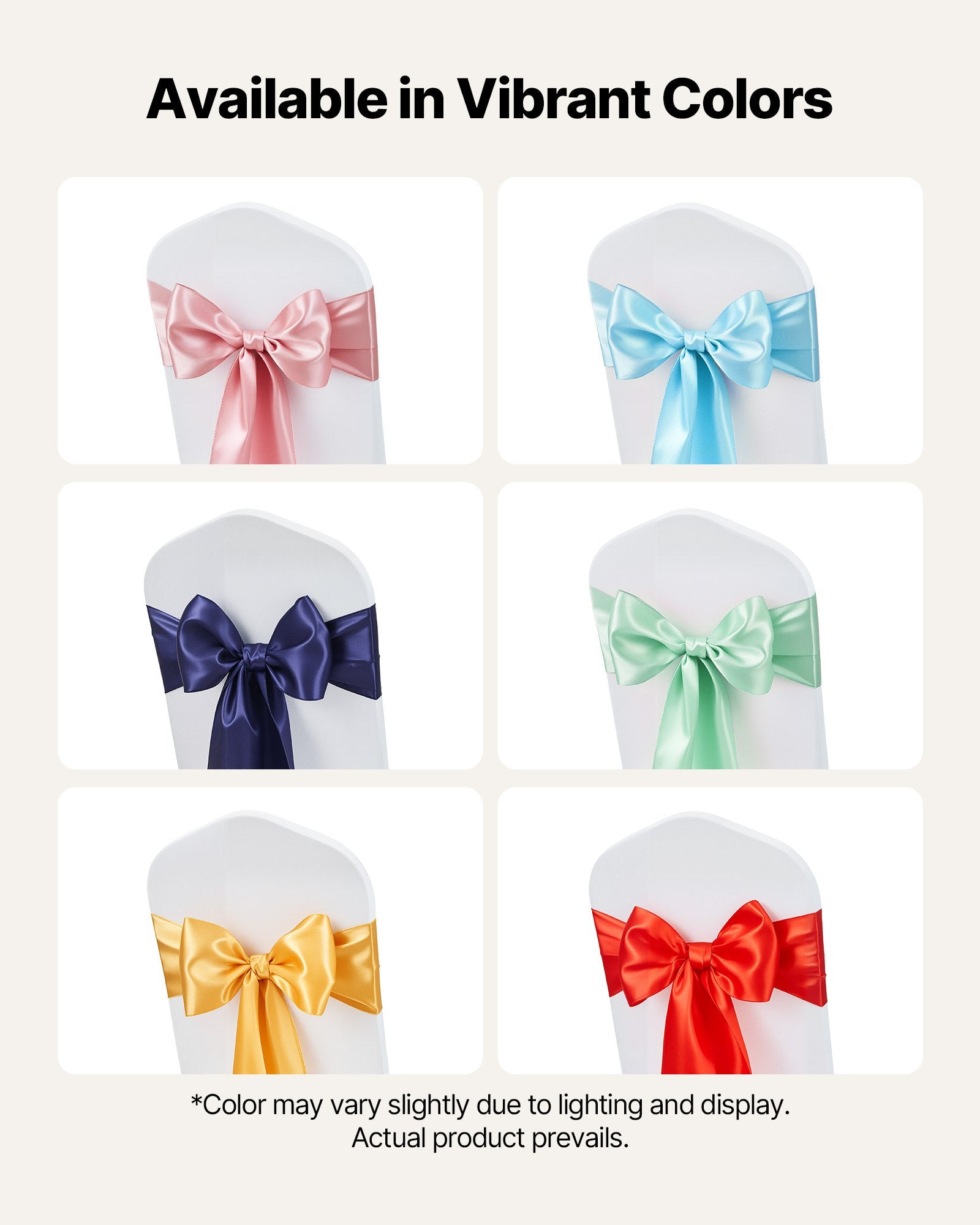 Stretch Spandex Chair Sashes Bows 50PCS Gold for Wedding