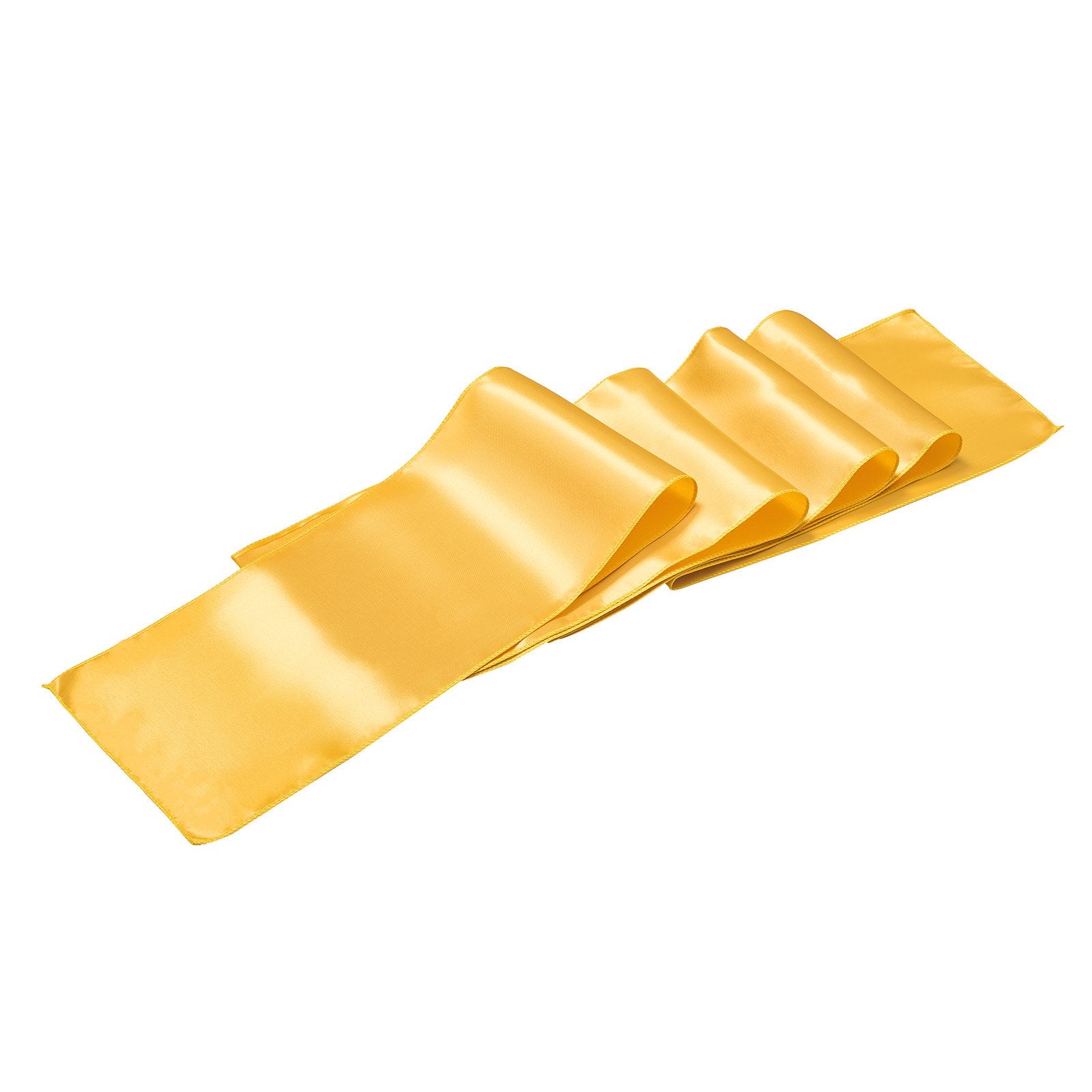 Stretch Spandex Chair Sashes Bows 50PCS Gold for Wedding
