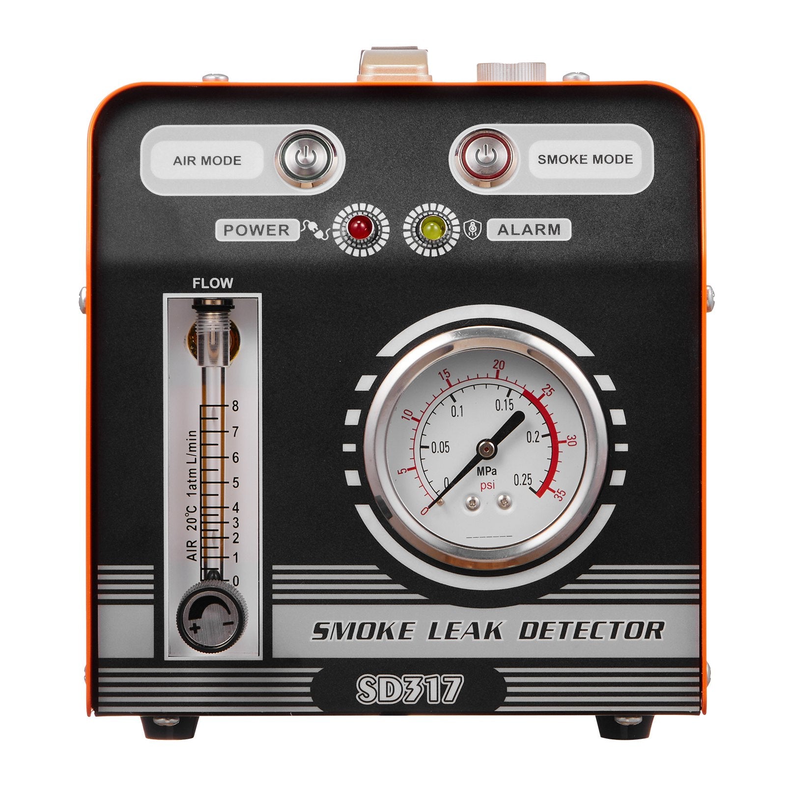 Smoke Machine Automotive Leak Detector EVAP Tester Air Pump Gauge Flow Meter