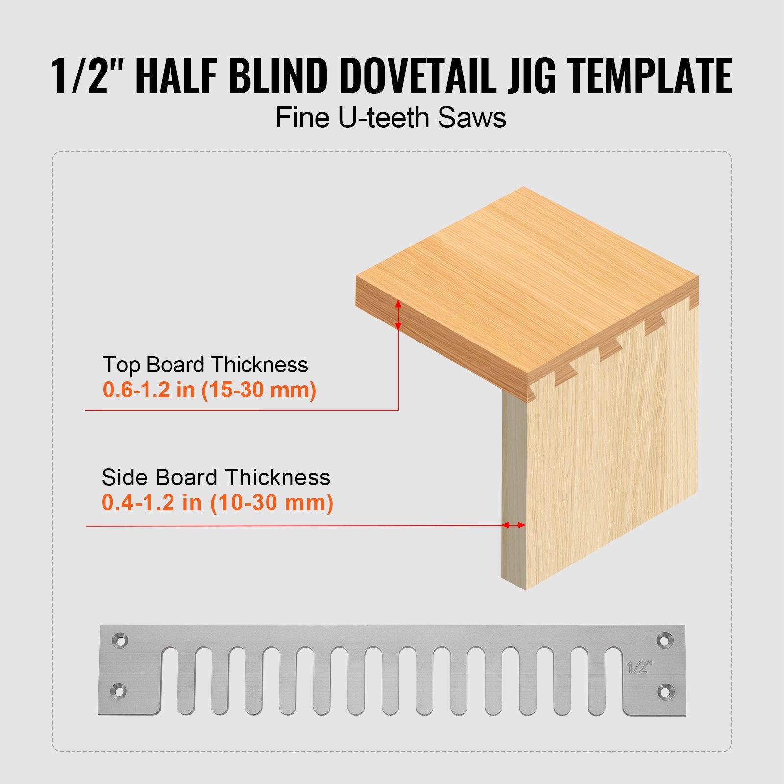 Dovetail Jig 310mm Router Jigs 4 Bits 6 Templates Precise Woodworking Tool