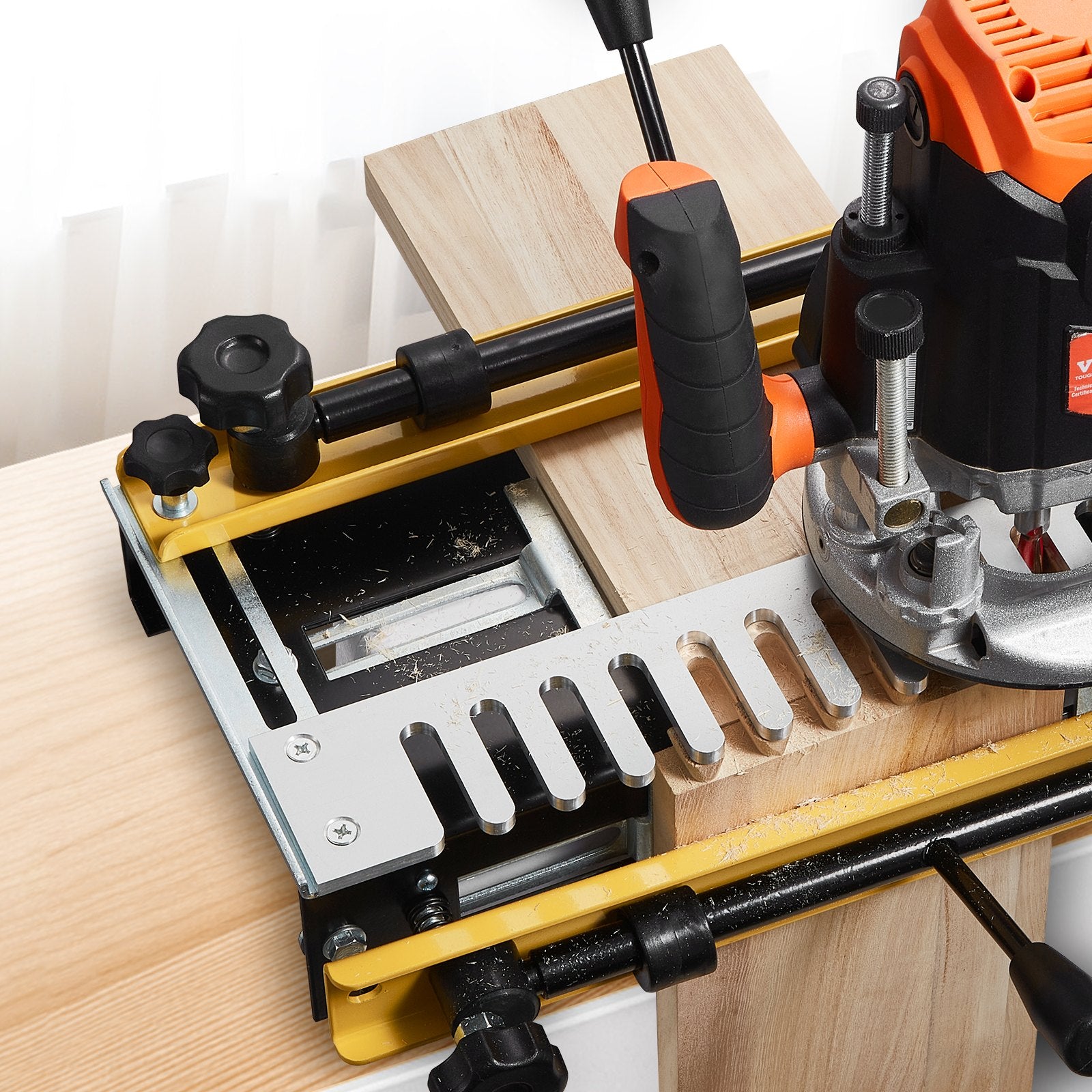 Dovetail Jig, 310 mm Width with Router Bit and 1/2” Template for Woodworking