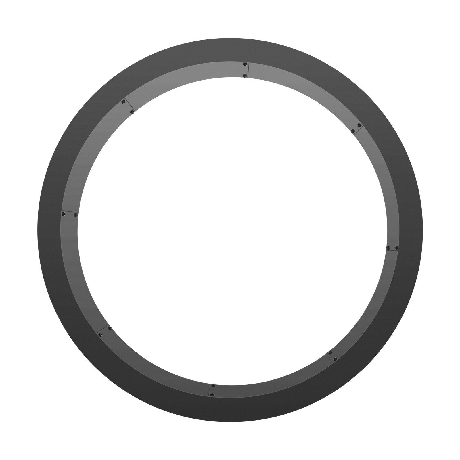 Fire Pit Ring 40in Outer 36in Inner 10in Height 2.5mm Carbon Steel Outdoor