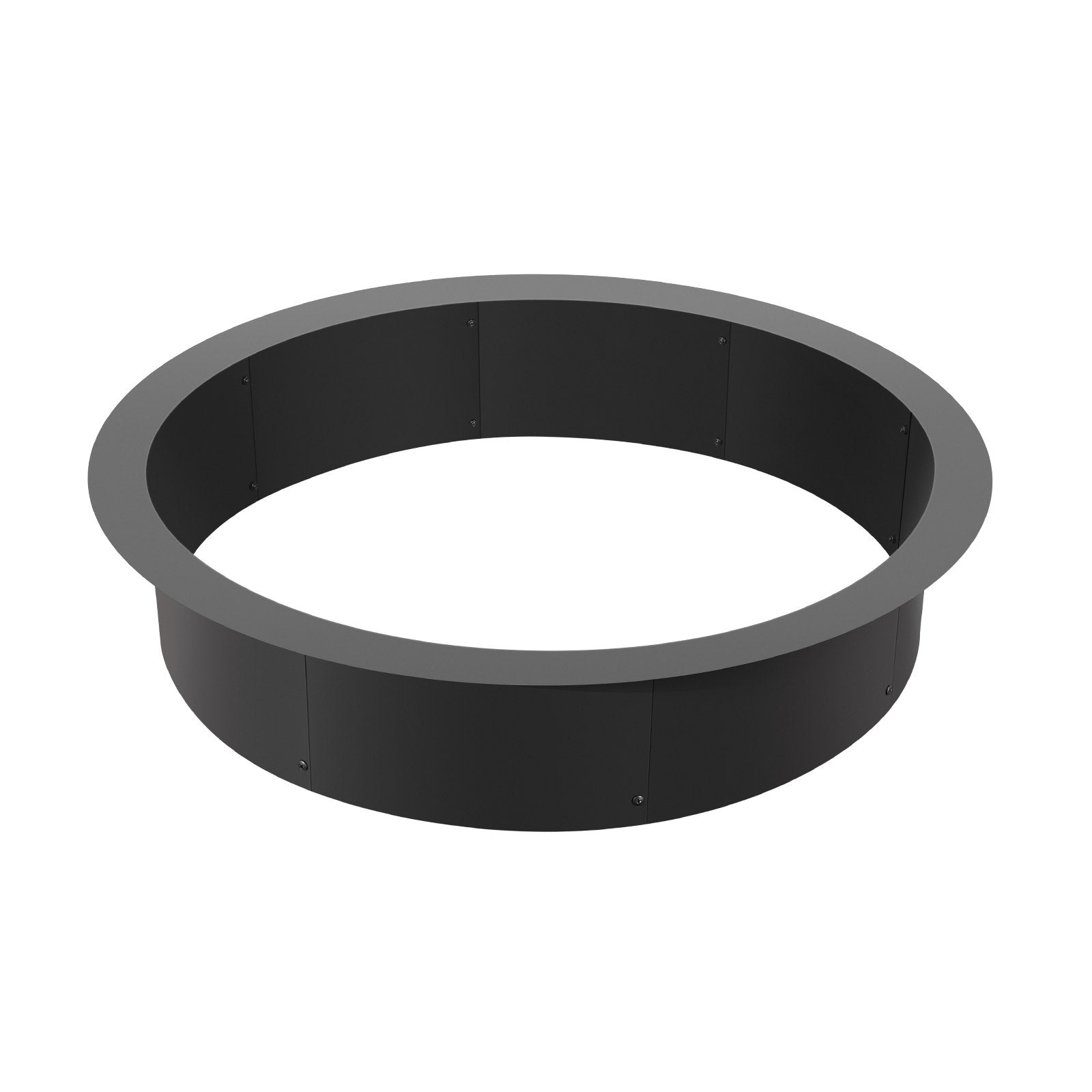 Fire Pit Ring 40in Outer 36in Inner 10in Height 2.5mm Carbon Steel Outdoor