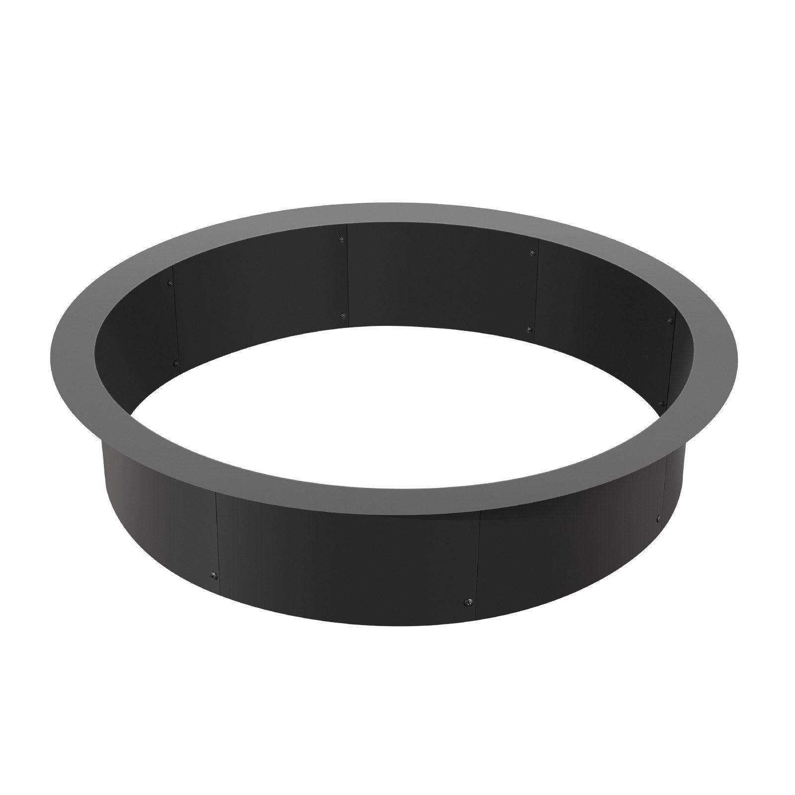 Fire Pit Ring 40in Outer 36in Inner 10in Height 2.5mm Carbon Steel Outdoor