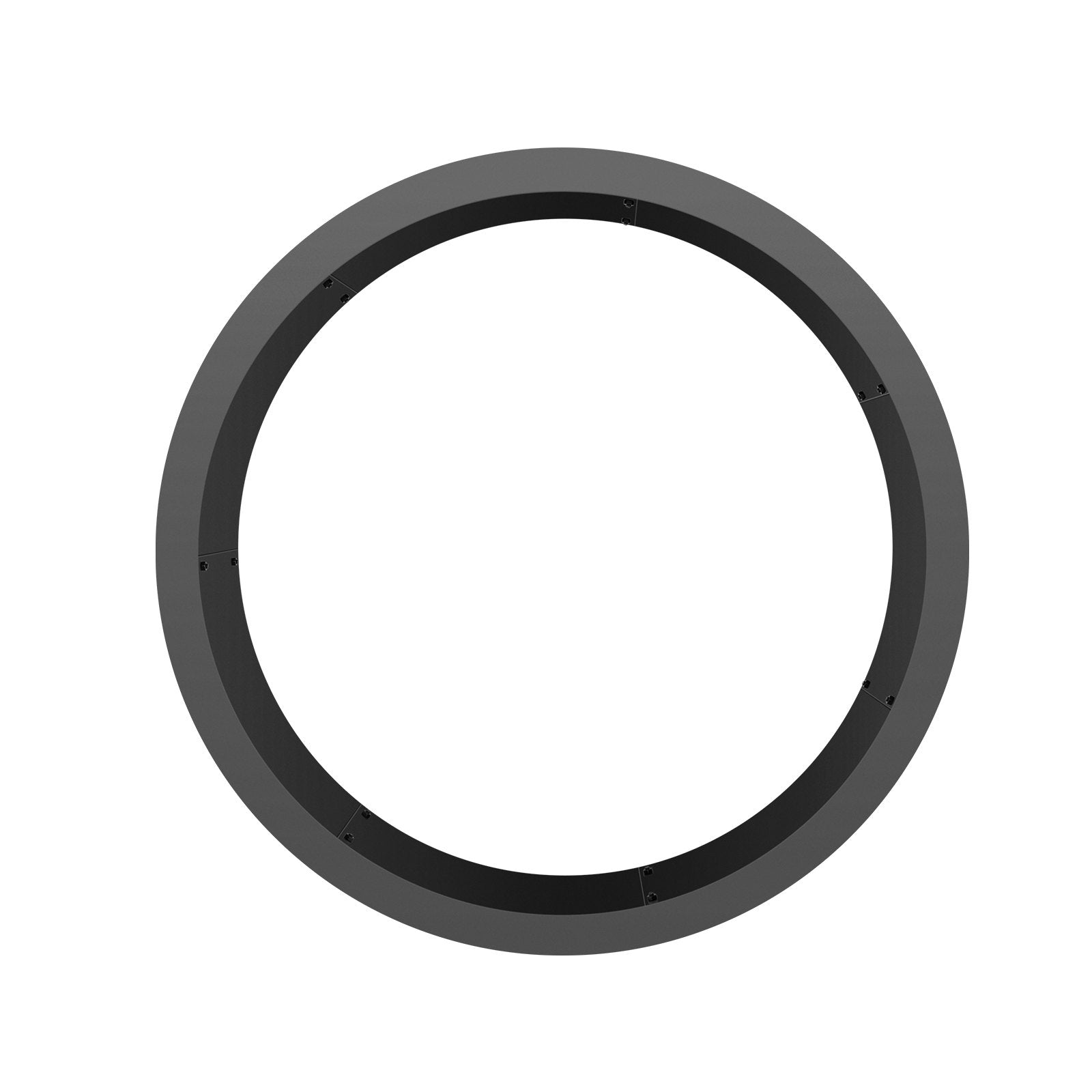Fire Pit Ring 45-In Outer/39-In Inner Carbon Steel Insert 10in Height Outdoor