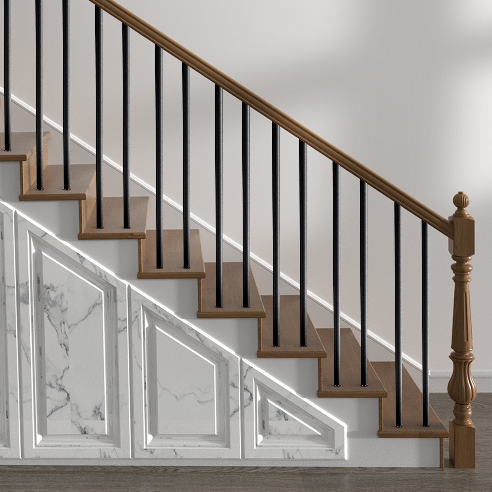 Staircase Balusters 51 Pack 813mm Aluminum 19mm Waterproof Round Spindles