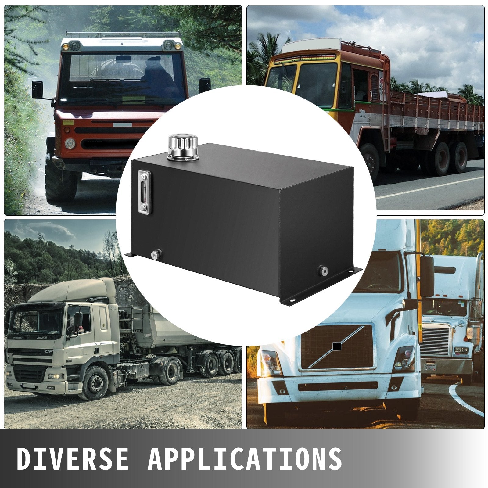 Hydraulic Oil Reservoir Tank Heavy Duty Steel Fluid Storage