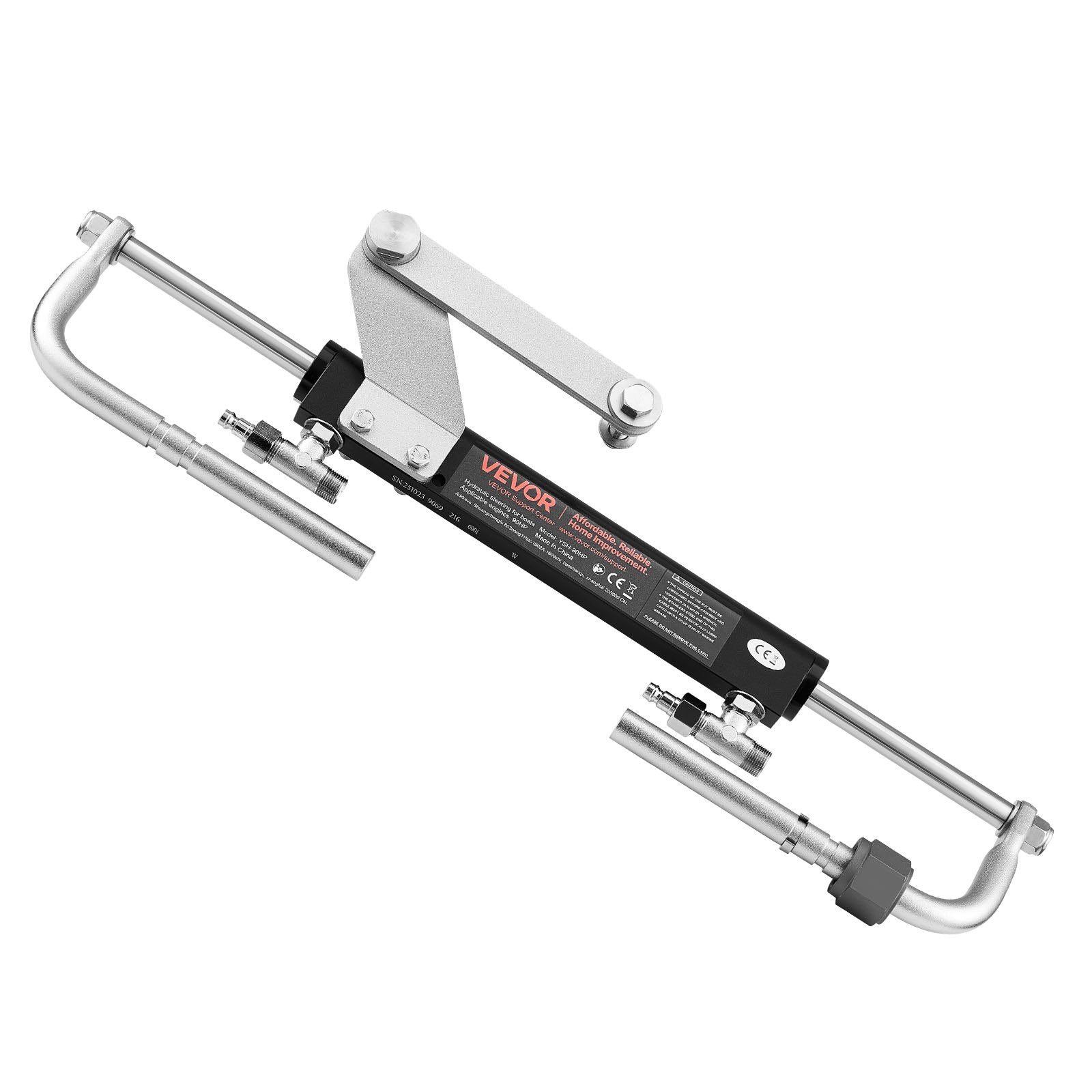 Hydraulic Steering Kit 90 HP with Helm Pump Cylinder for Fishing & Sailboats