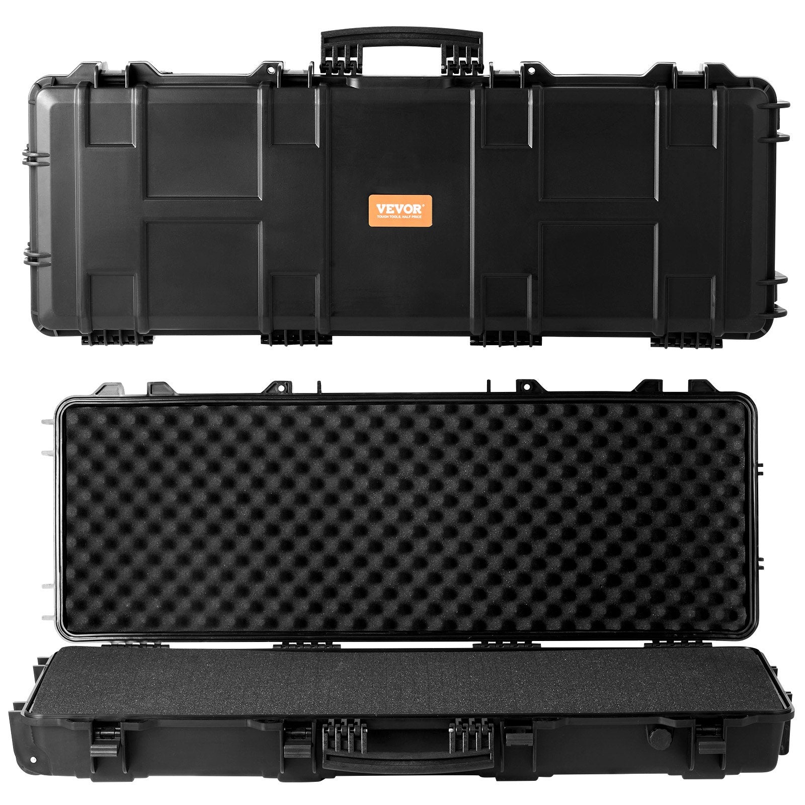 42" Rifle Hard Case with Wheels, Lockable IP67 Waterproof for 2 Guns