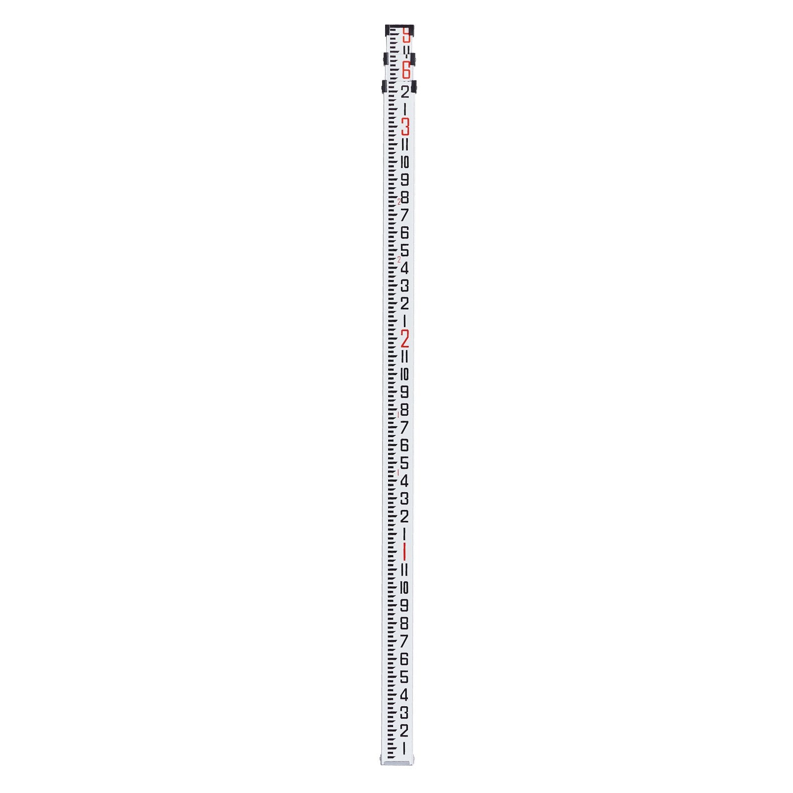 Aluminum Grade Rod 9Feet 3-Section Telescopic Double-Sided Survey Rod with Level