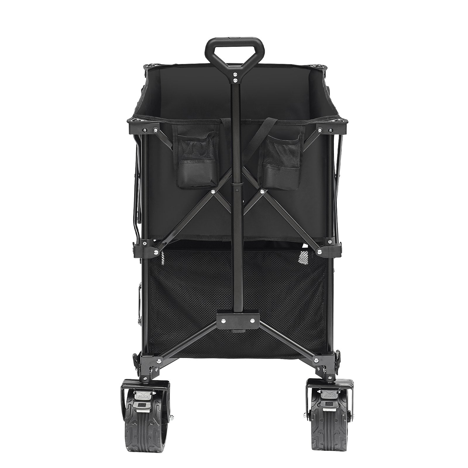 Wagon Double Decker Foldable 400L Collapsible All-Terrain Wheels 350-450LB