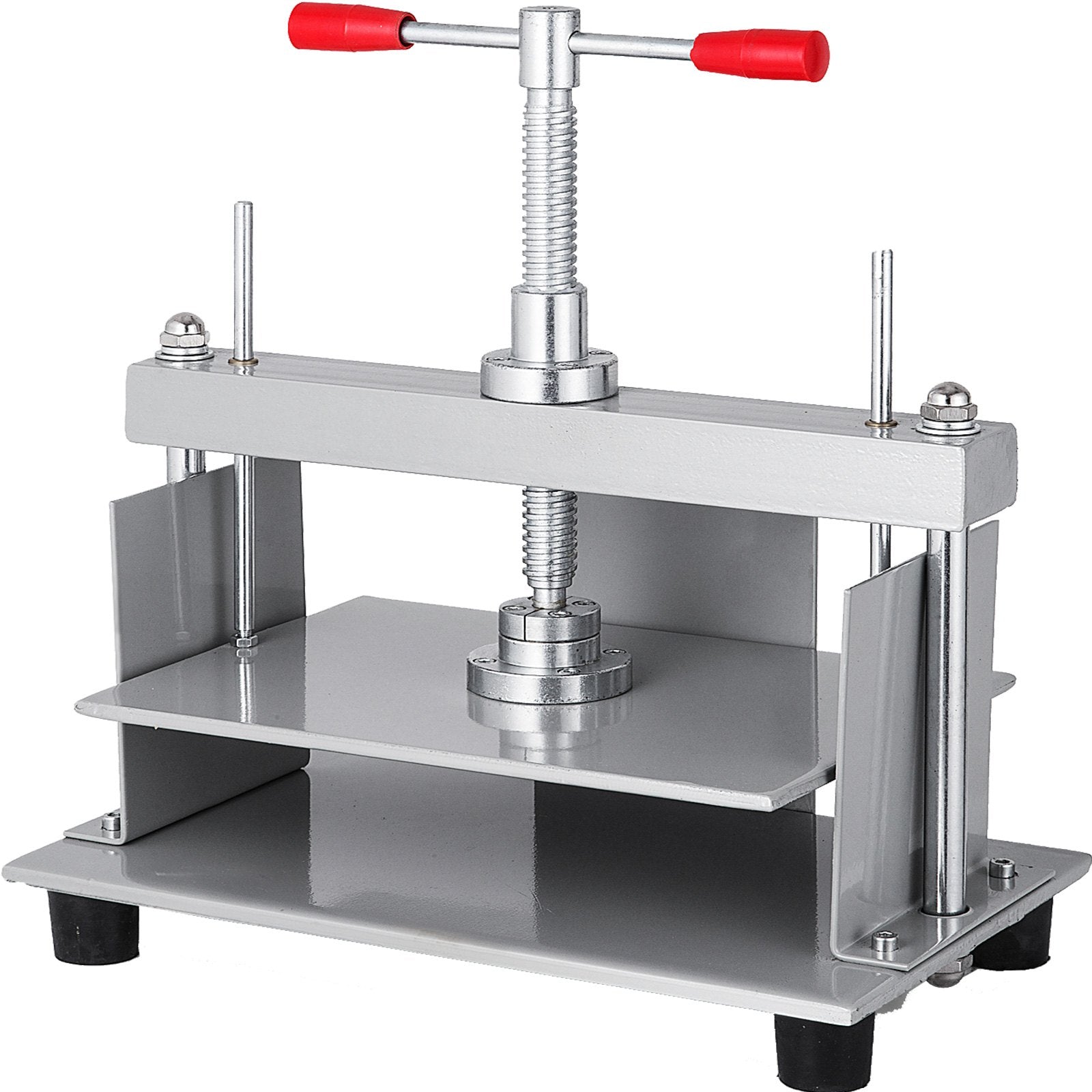 Manual Paper Press Machine 12x8.6 Inch, Steel Frame Flatting Press for A4 Papers