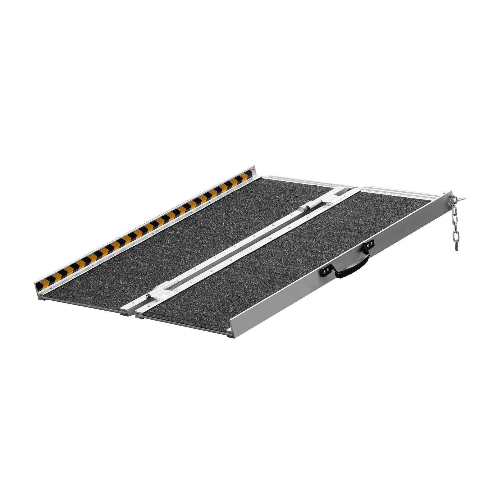 Portable Wheelchair Ramp 91cm Aluminum Folding Non-Slip 363kg Capacity