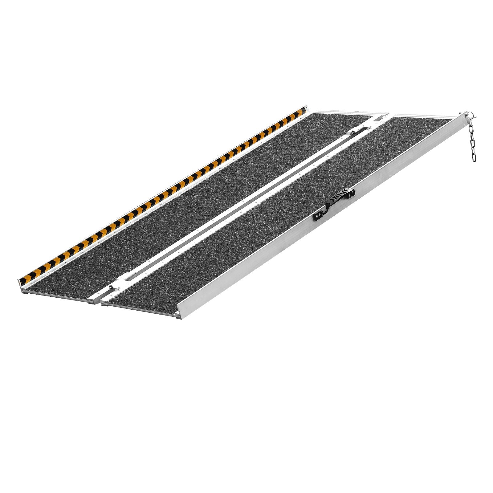 Portable Wheelchair Ramp 122cm Aluminum Folding Non-Slip 363kg Capacity