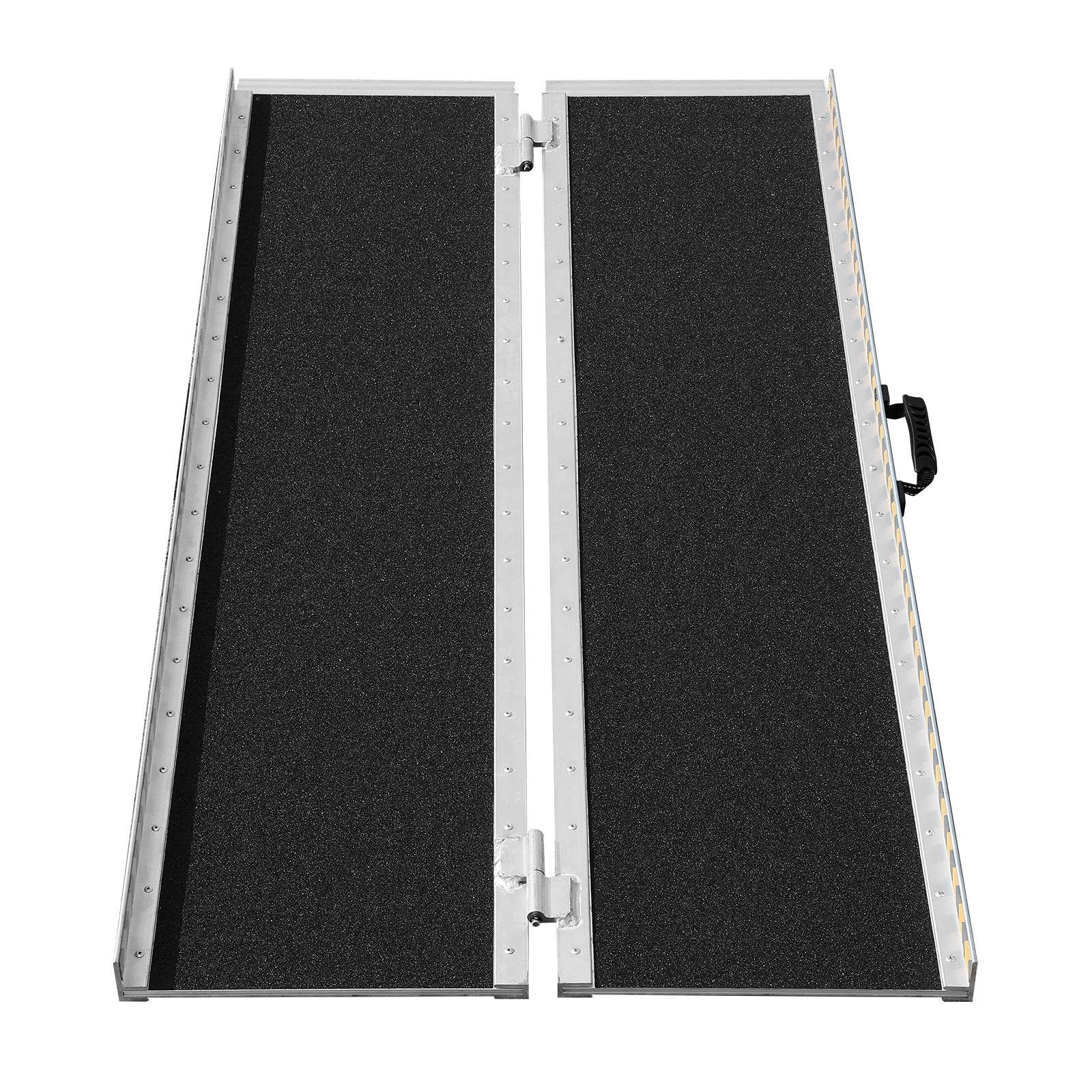 Portable Wheelchair Ramp 122cm Aluminum Folding Non-Slip 363kg Capacity