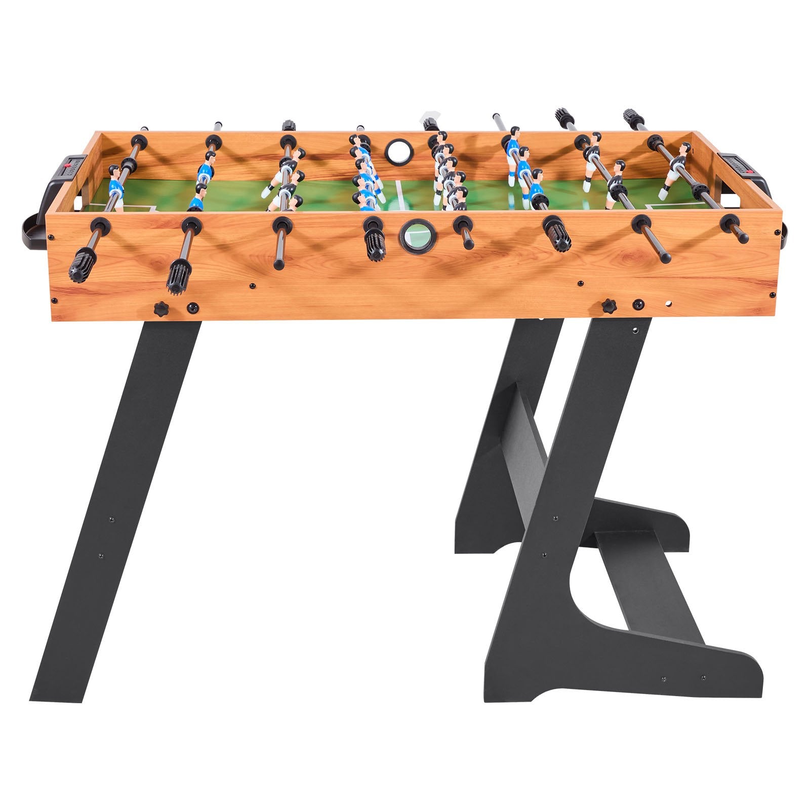 Folding Foosball Table 106cm Standard Indoor Home Game Room Includes 2 Balls