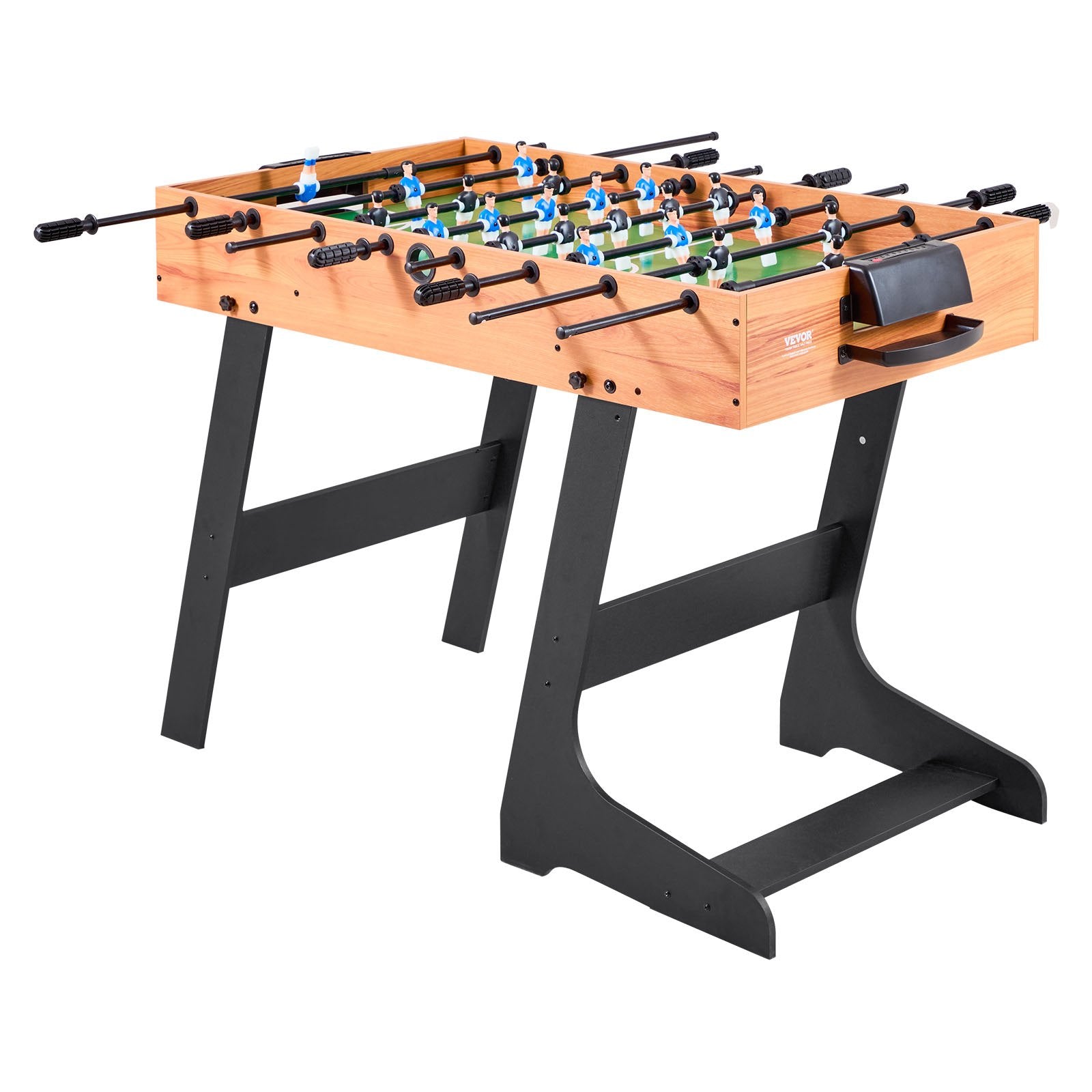 Folding Foosball Table 106cm Standard Indoor Home Game Room Includes 2 Balls