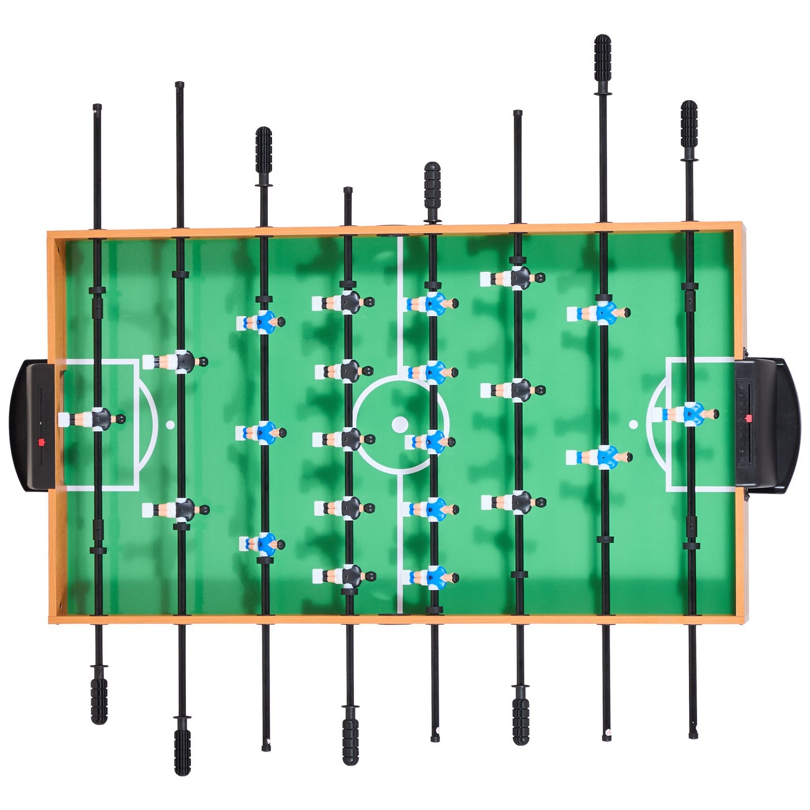 Folding Foosball Table 106cm Standard Indoor Home Game Room Includes 2 Balls