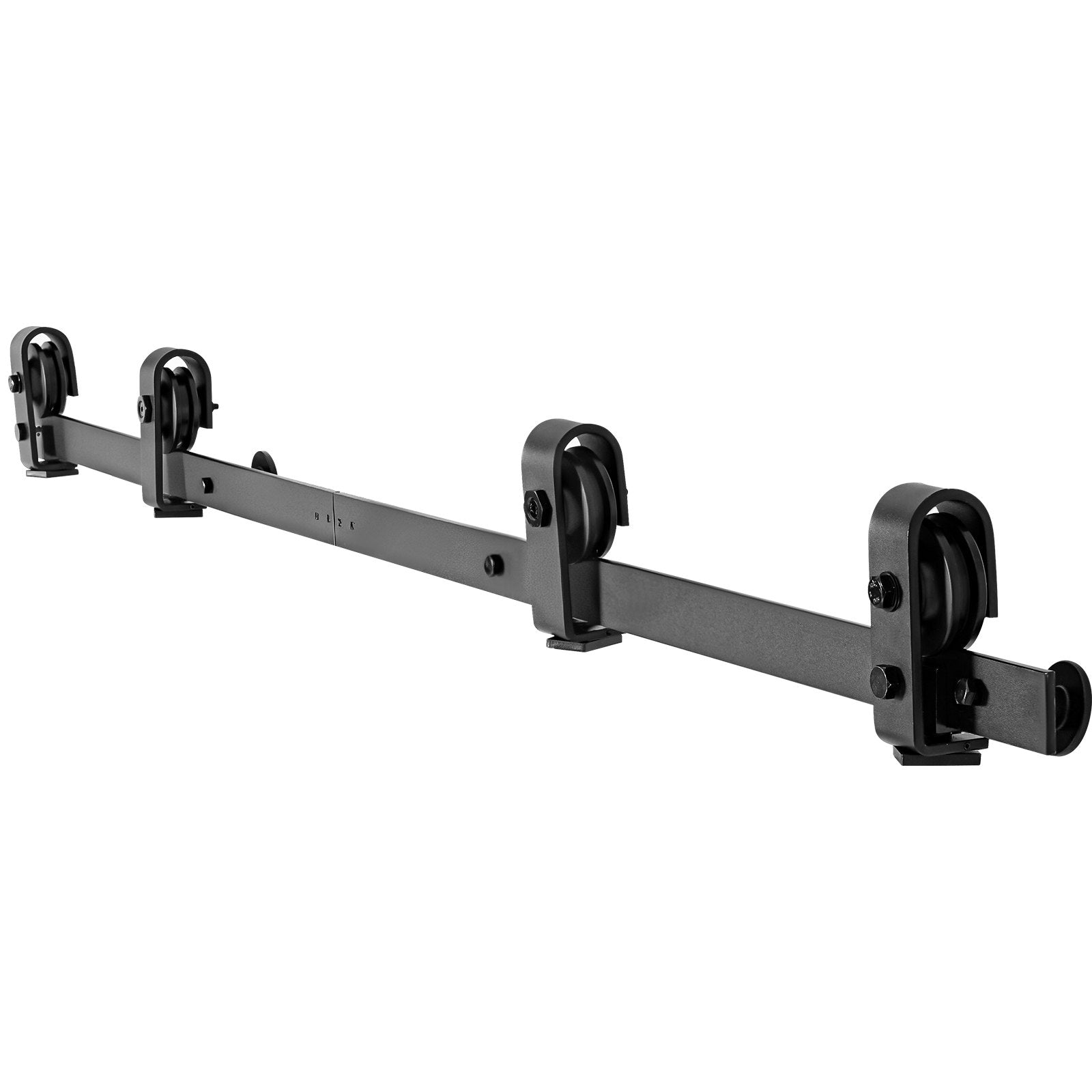 Bi-Folding Sliding Barn Door Hardware Track Kit 64in Heavy Duty 4 Doors