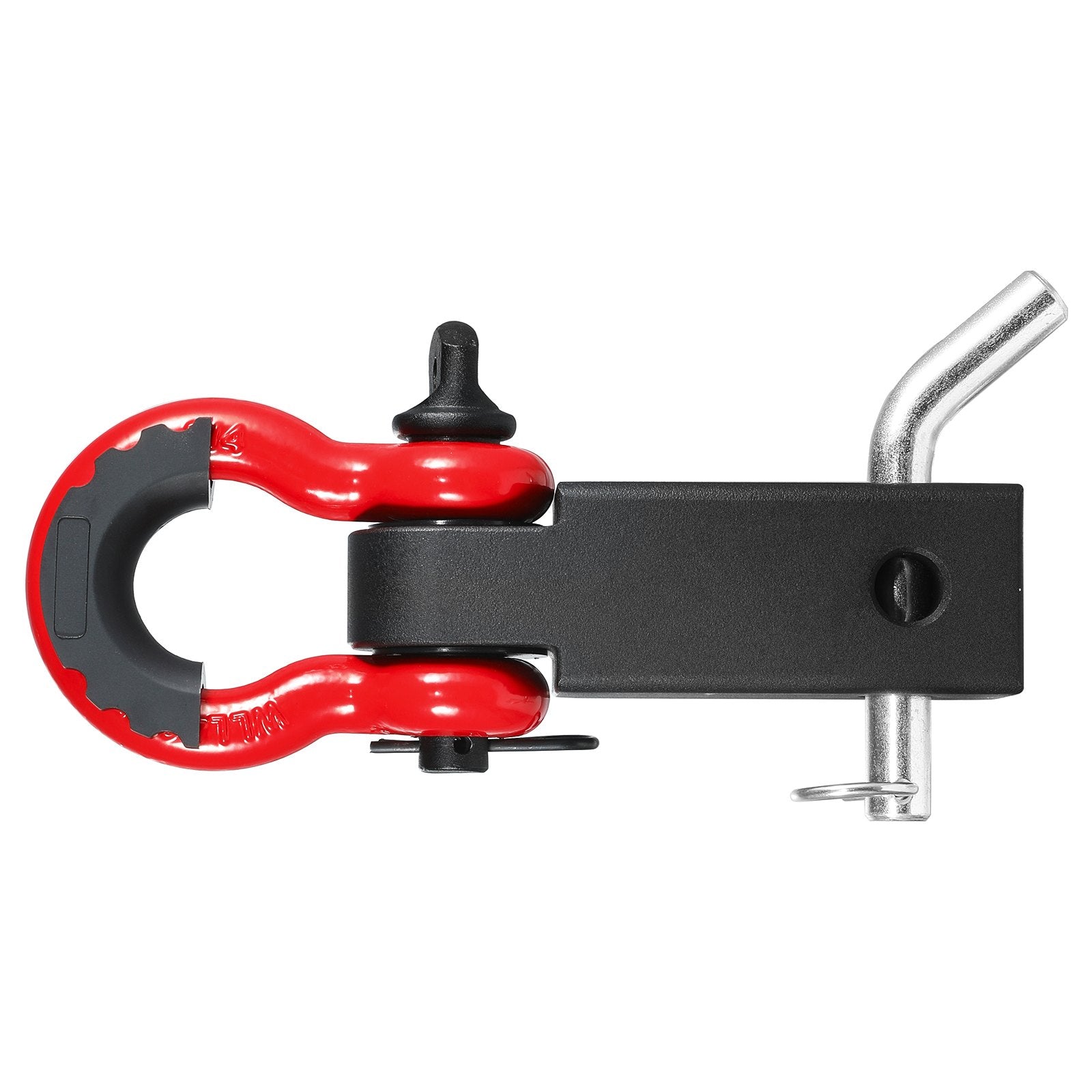 Shackle Hitch Receiver 50mm 24 Ton D-Ring with Trailer Hitch Lock Pin