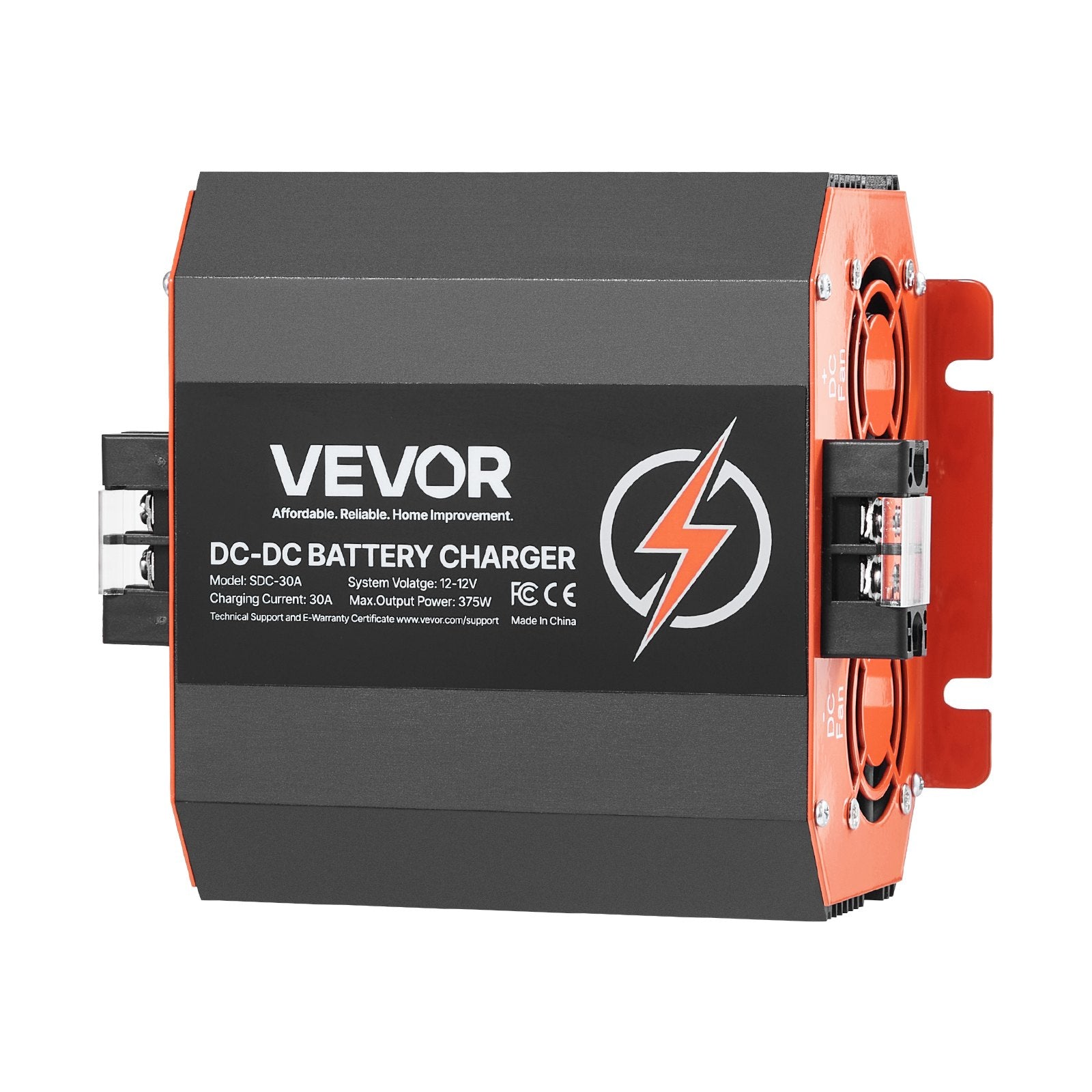 12V 30A DC-DC Battery Charger, 375W, Smart Multi-Stage, RV & Boat