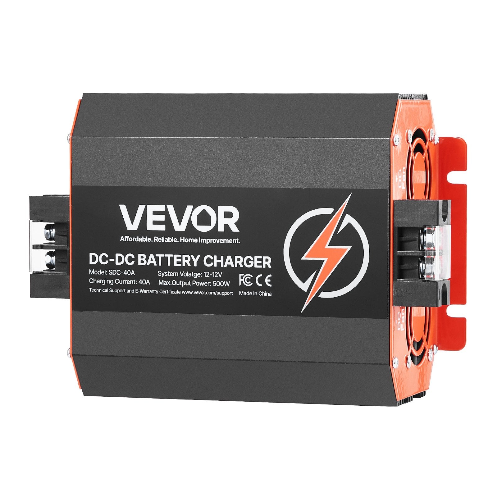 12V 40A DC-DC Battery Charger, 500W, Smart Multi-Stage, RV & Boat